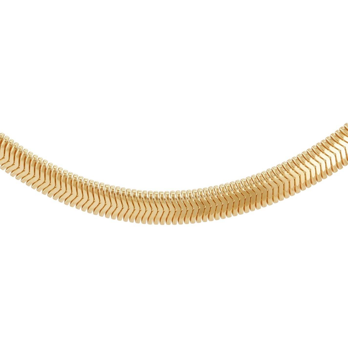 Yellow Gold - Be You - 9ct Gold Flat Snake Chain - 4