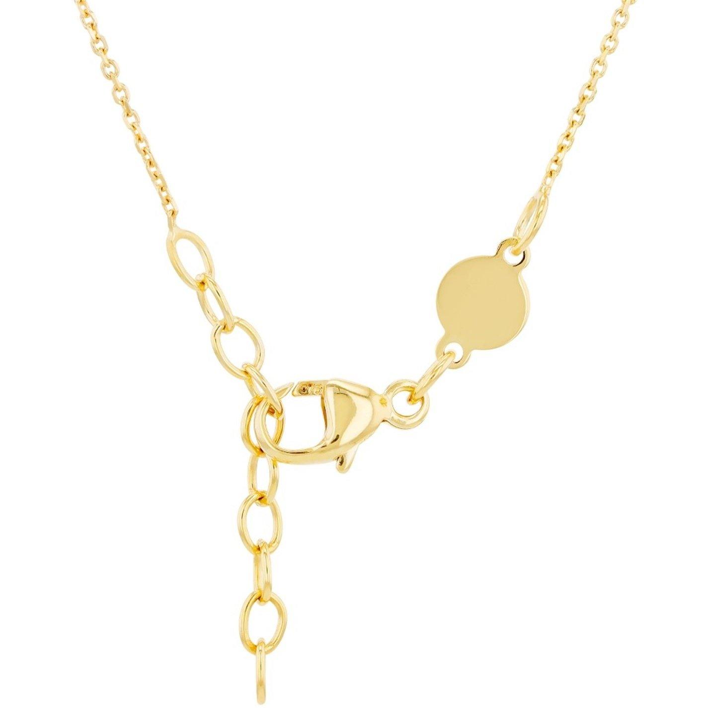 Yellow Gold - Be You - 9ct Gold Teardrop Adjustable Necklace - 5