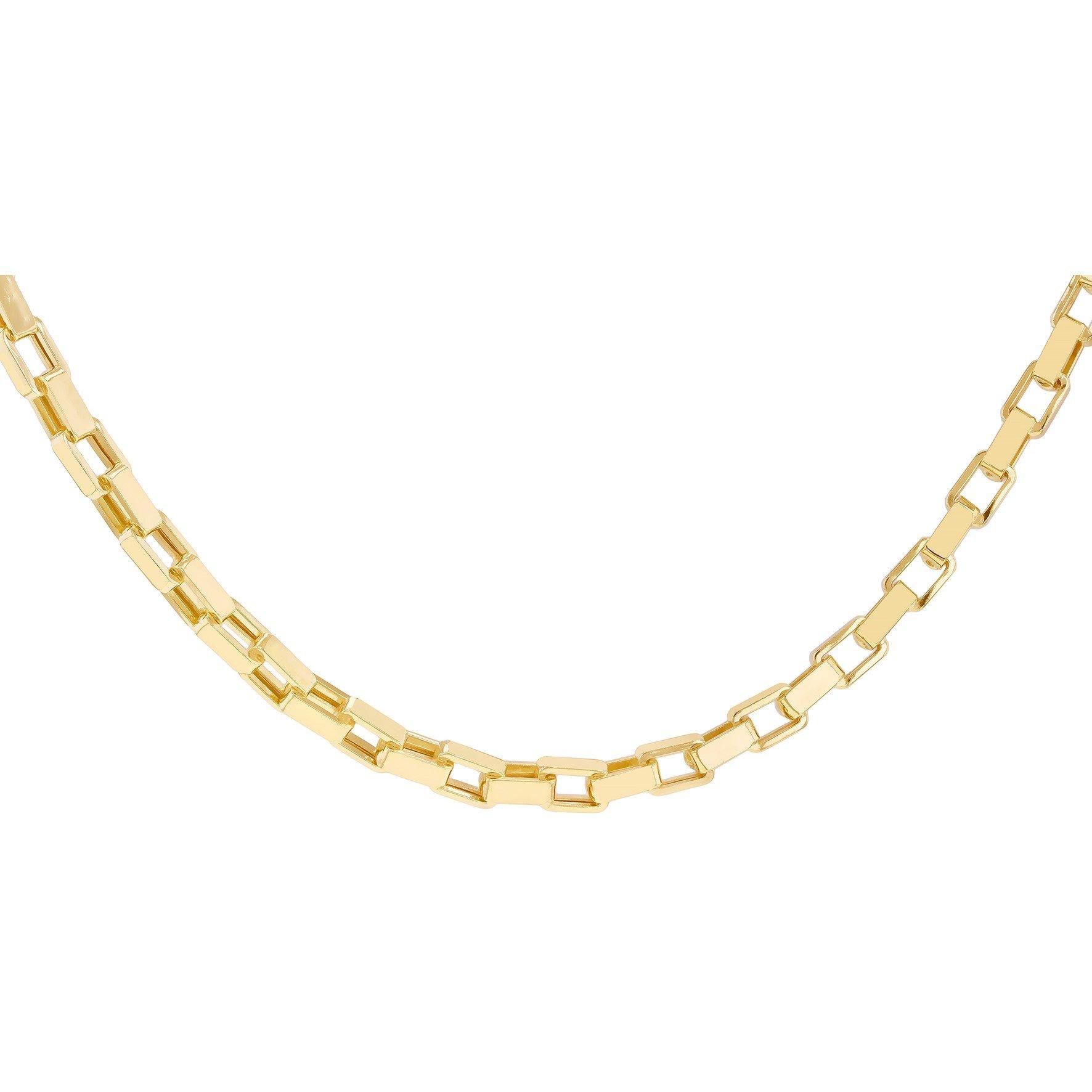 Yellow Gold - Be You - 9ct Gold Square Paper Chain - 2
