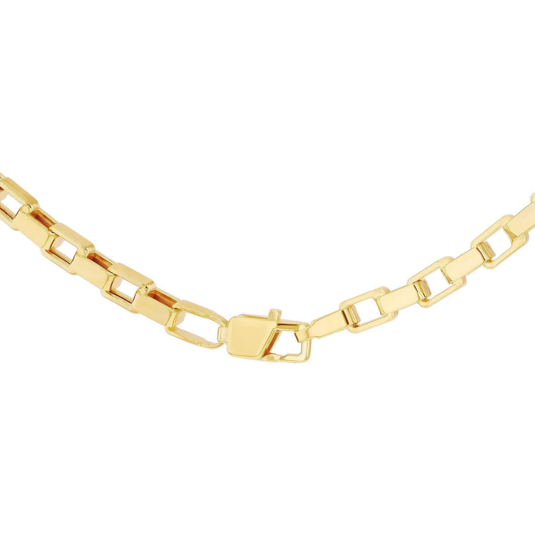 Yellow Gold - Be You - 9ct Gold Square Paper Chain - 3