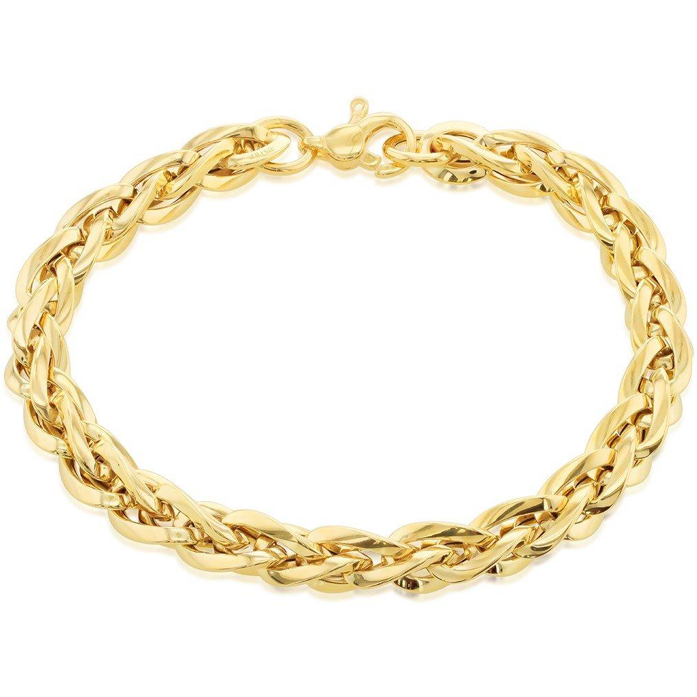 Yellow Gold - Be You - 9ct Gold Woven Link Bracelet