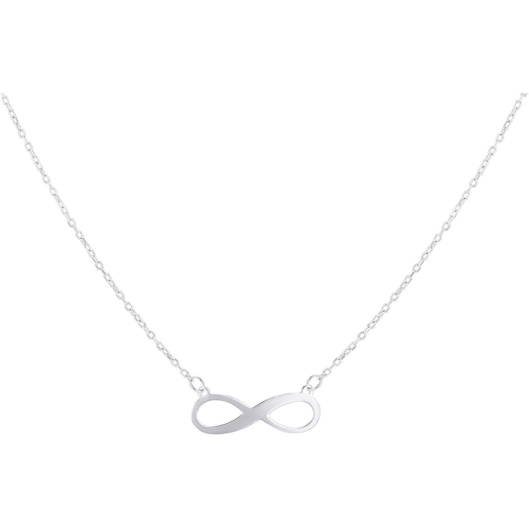 White Gold - Be You - 9ct White Gold Infinity Necklace - 2