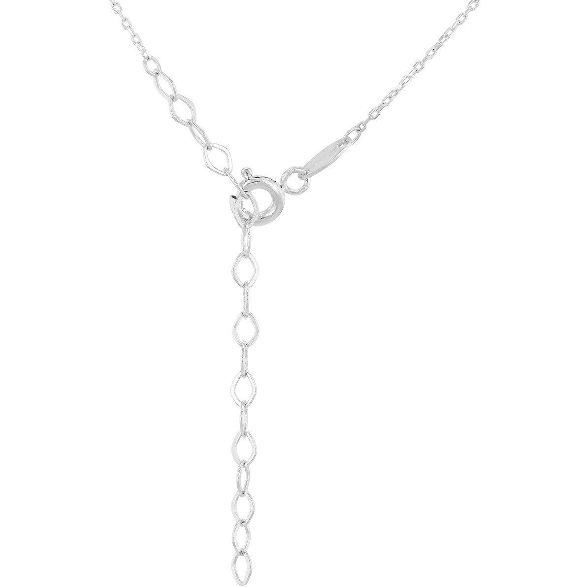 White Gold - Be You - 9ct White Gold Infinity Necklace - 3