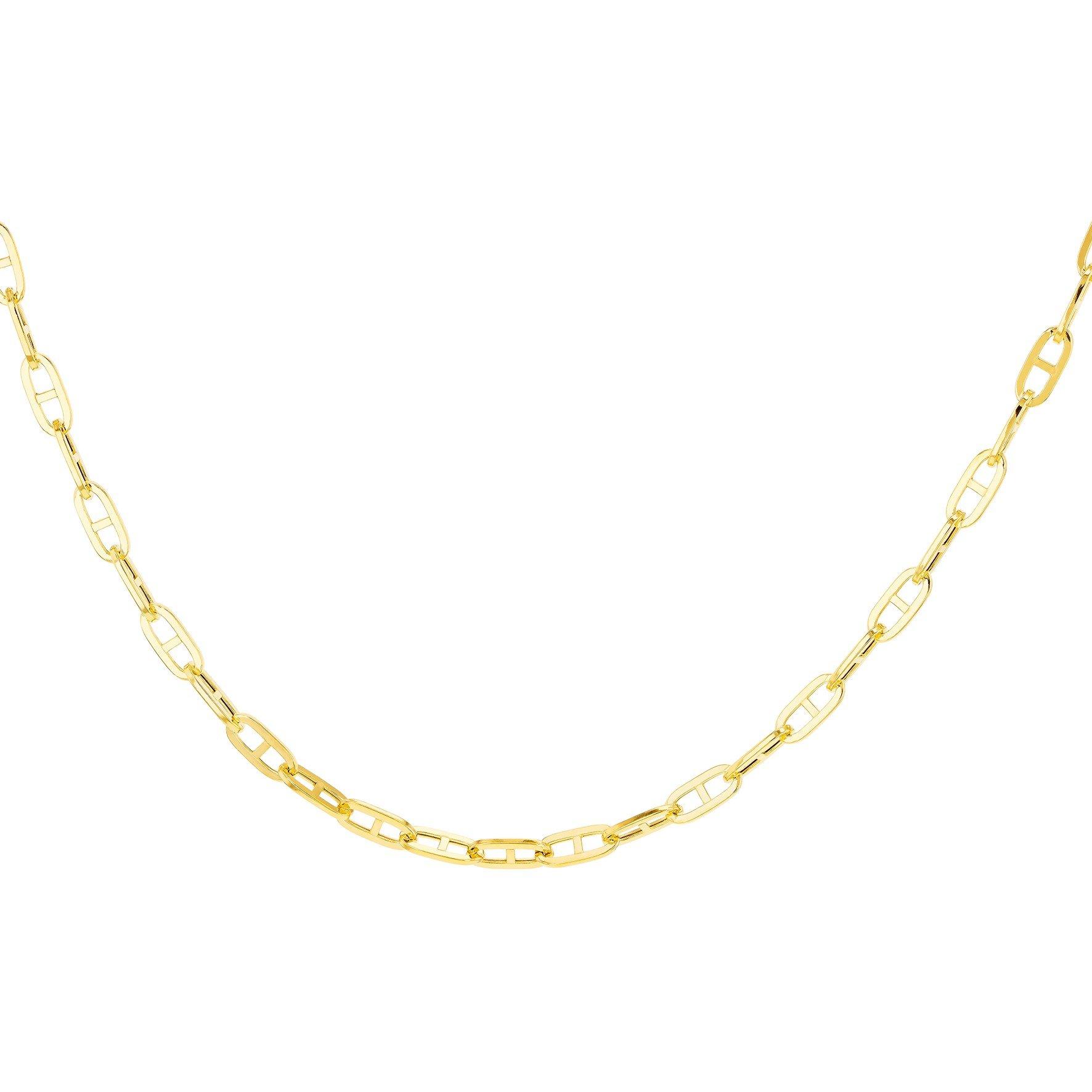 Yellow Gold - Be You - 9ct Gold Small Square Rambo Chain - 2