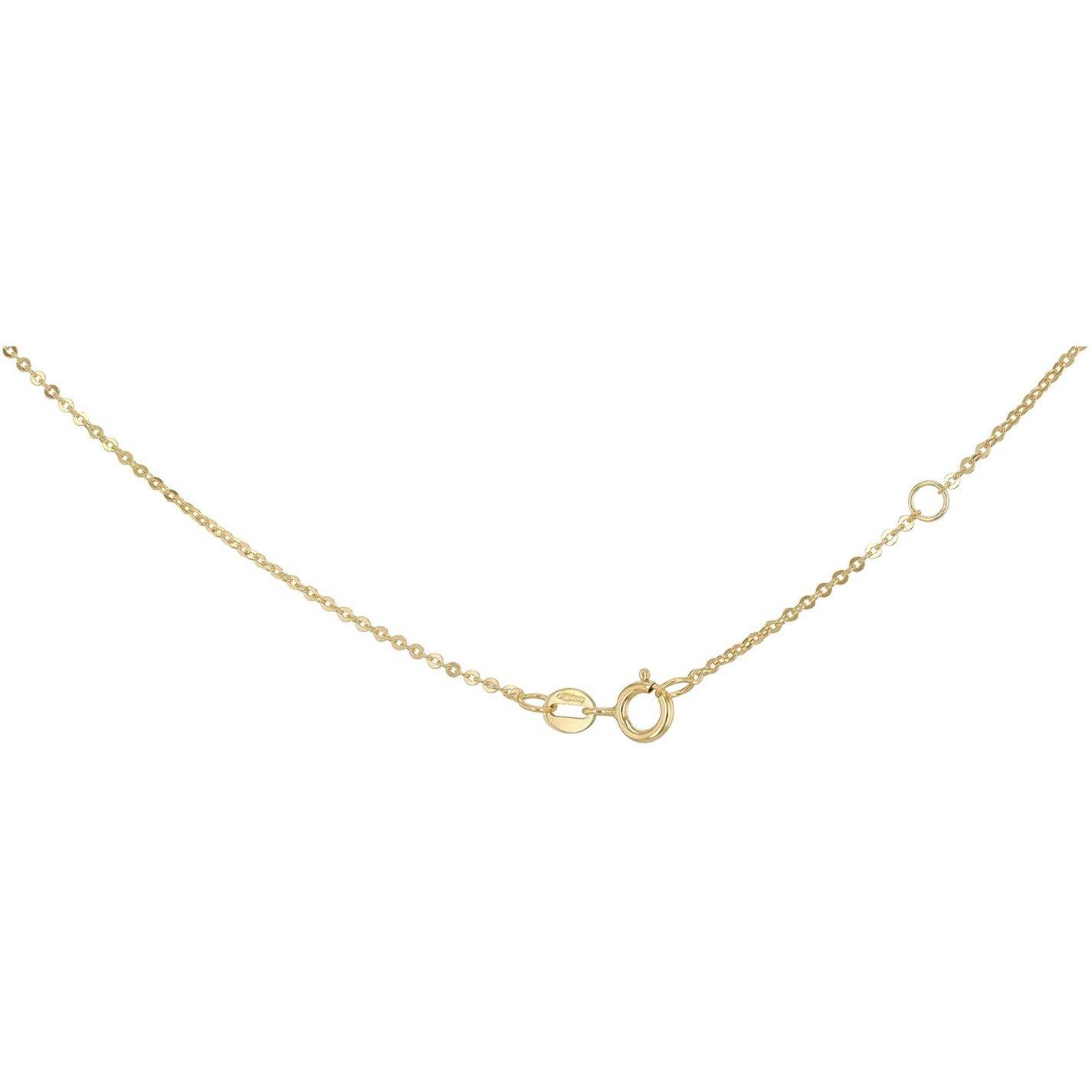 Yellow Gold - Be You - 9ct Gold Diamond Cut Ball Y Necklet - 5
