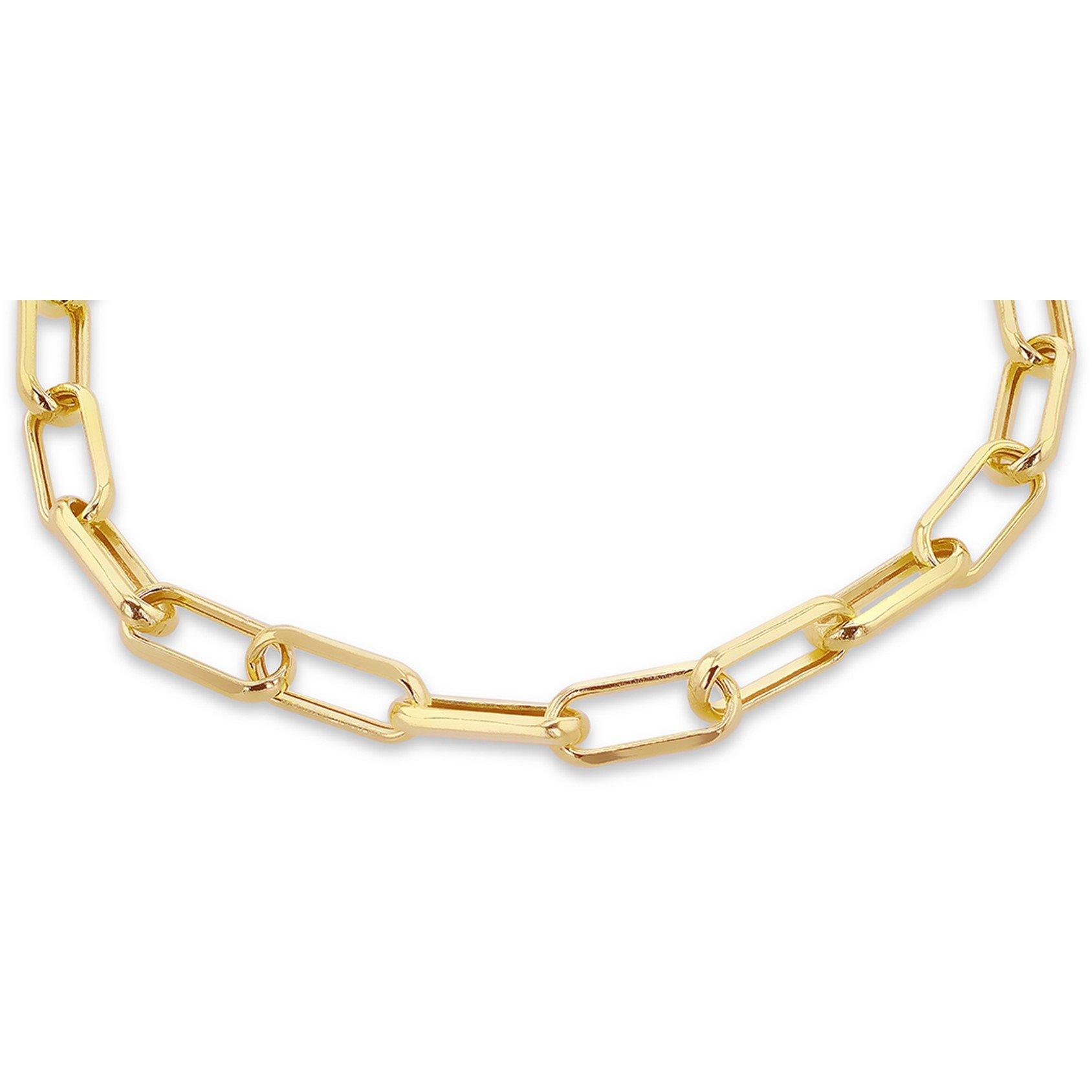 Yellow Gold - Be You - 9ct Gold Hollow Faceted Paper Bracelet - 2