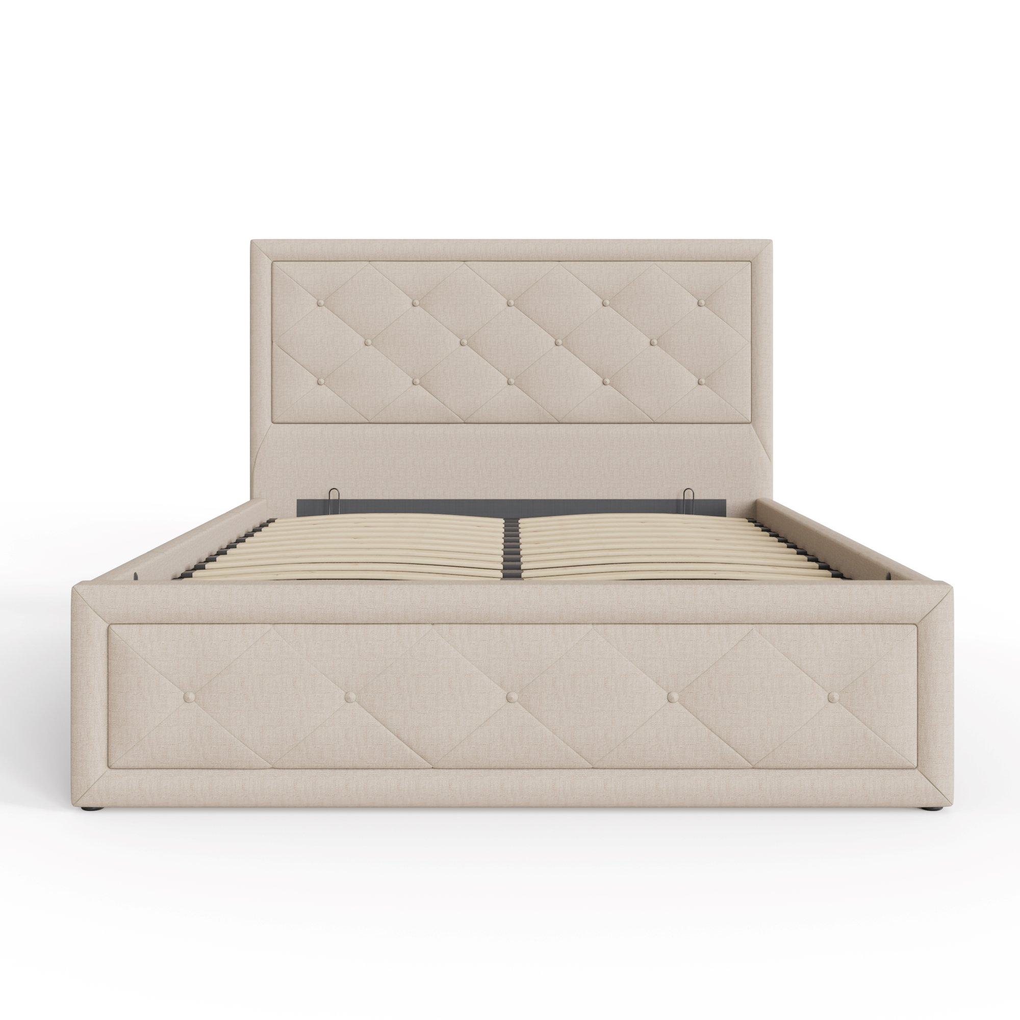 Natural - GFW - Hollywood Ottoman Storage Bed - 5