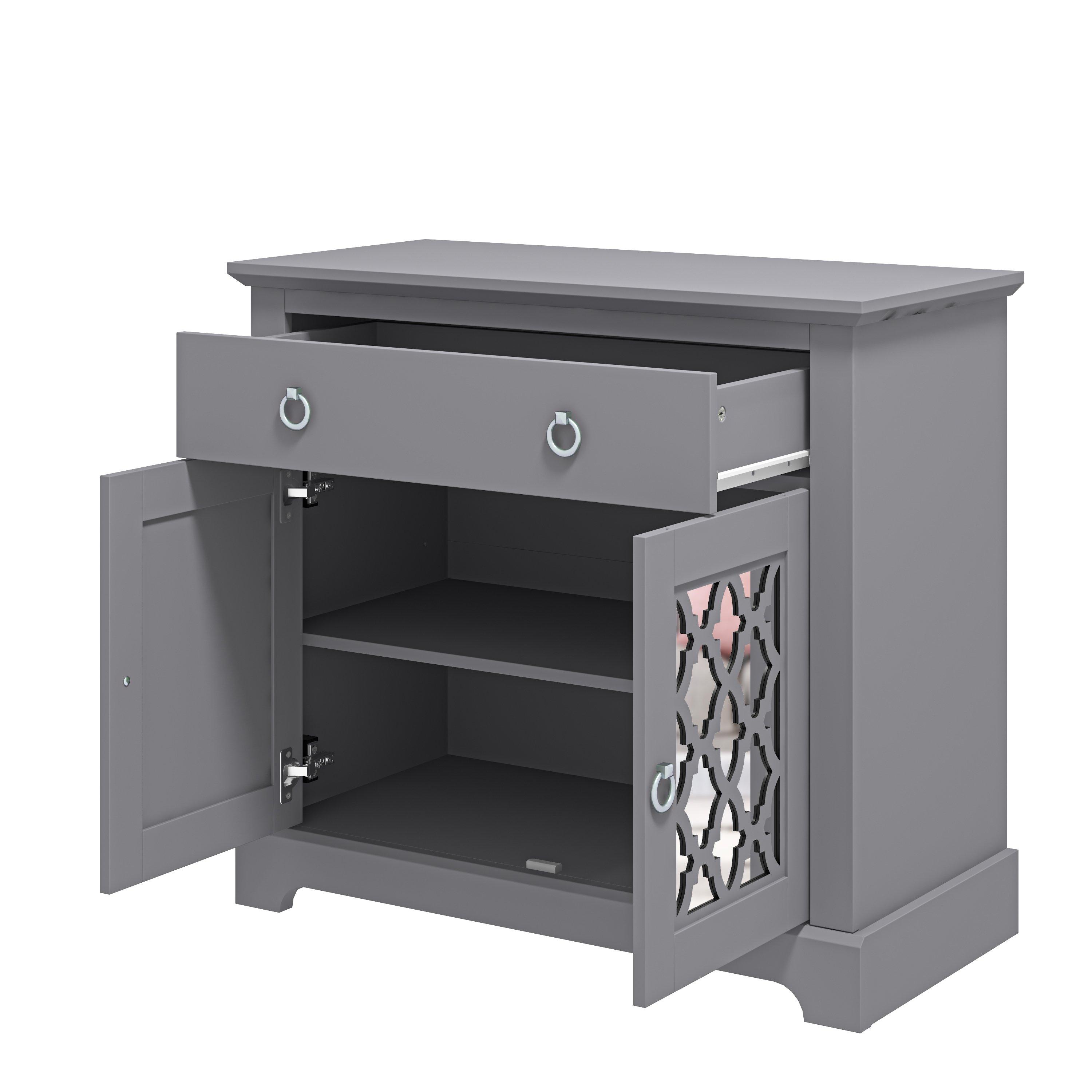 Grey - GFW - Honiton 2 Door 1 Drawer Sideboard - 4