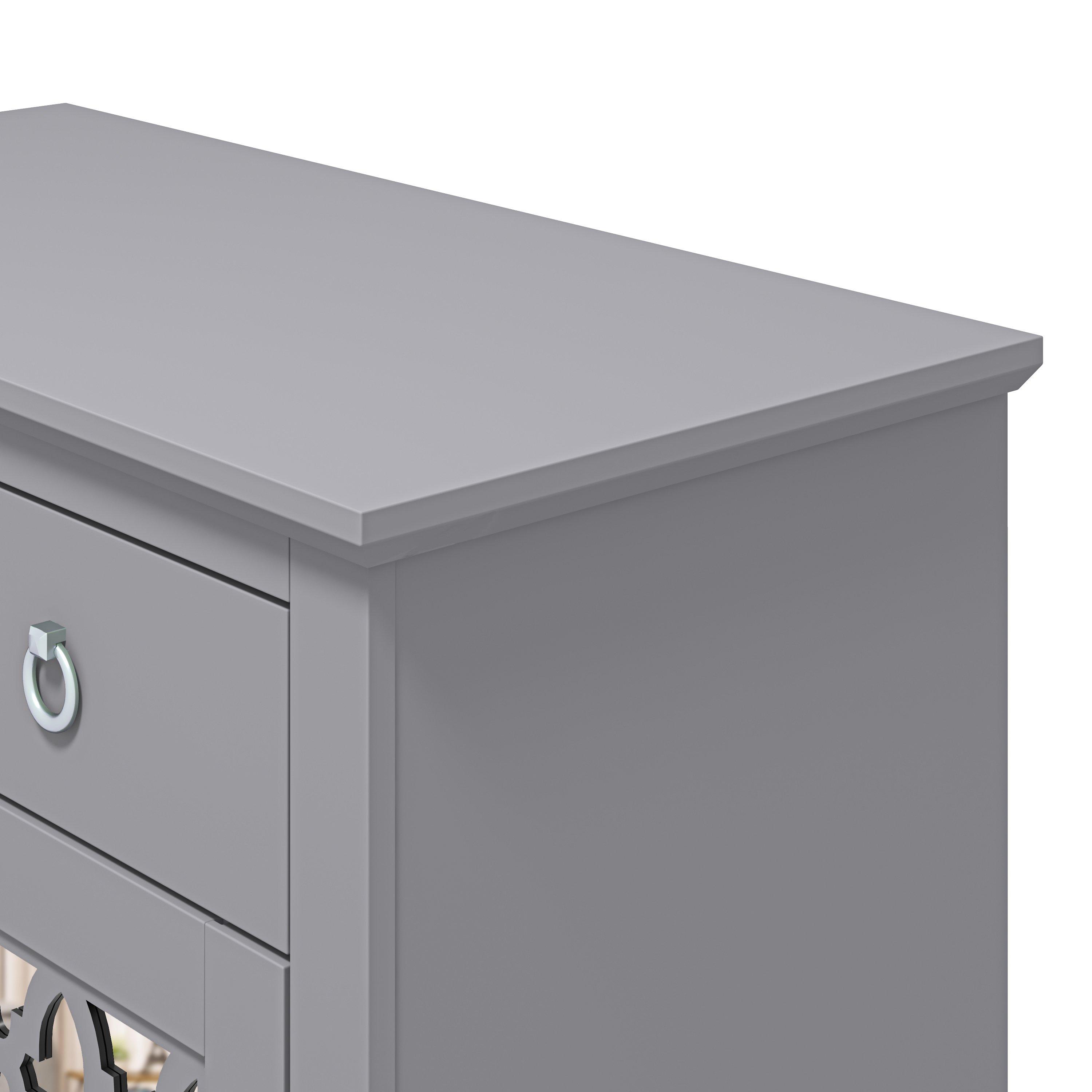 Grey - GFW - Honiton 2 Door 1 Drawer Sideboard - 7