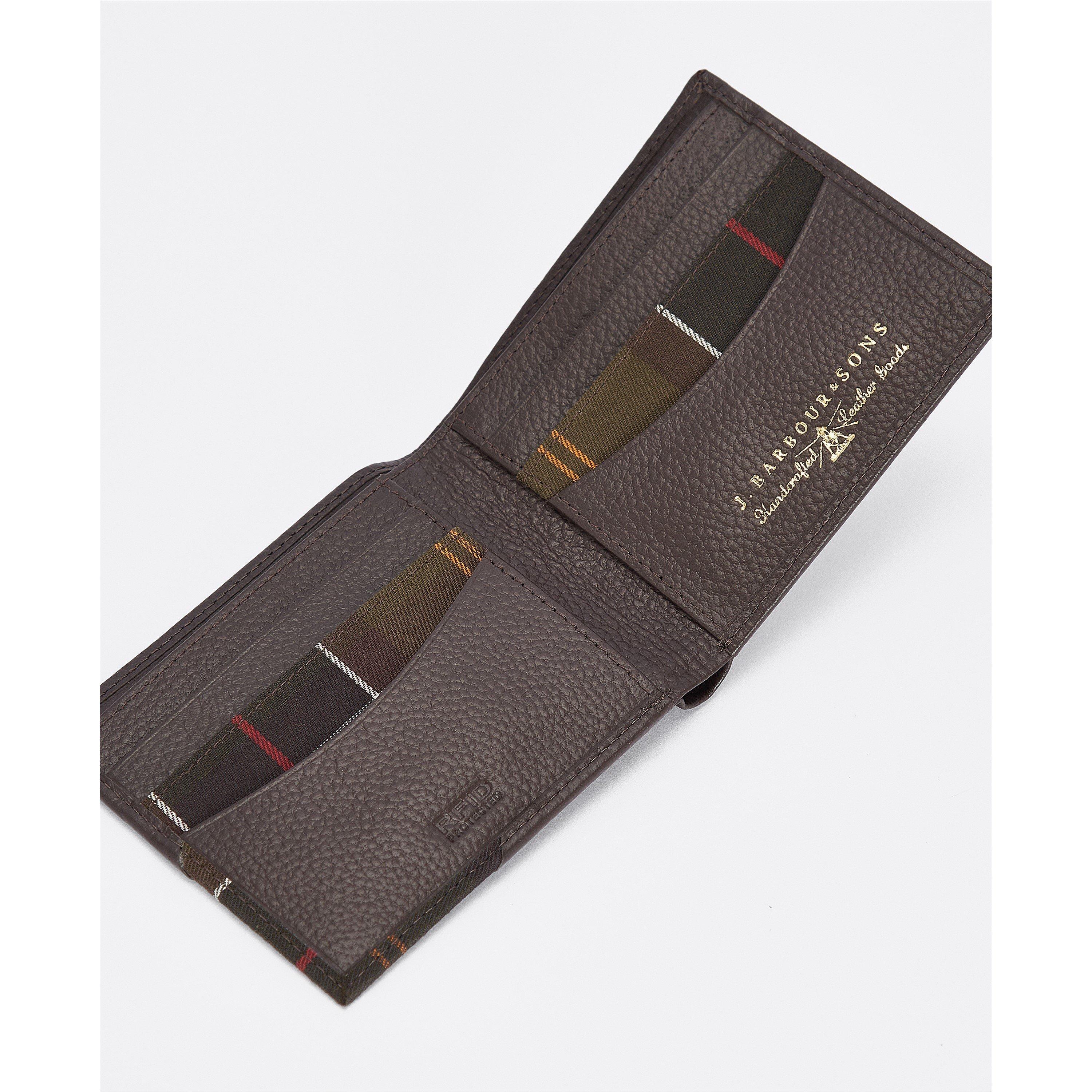 Chocolate Brown - Barbour - Mens Tabert Wallet - 5