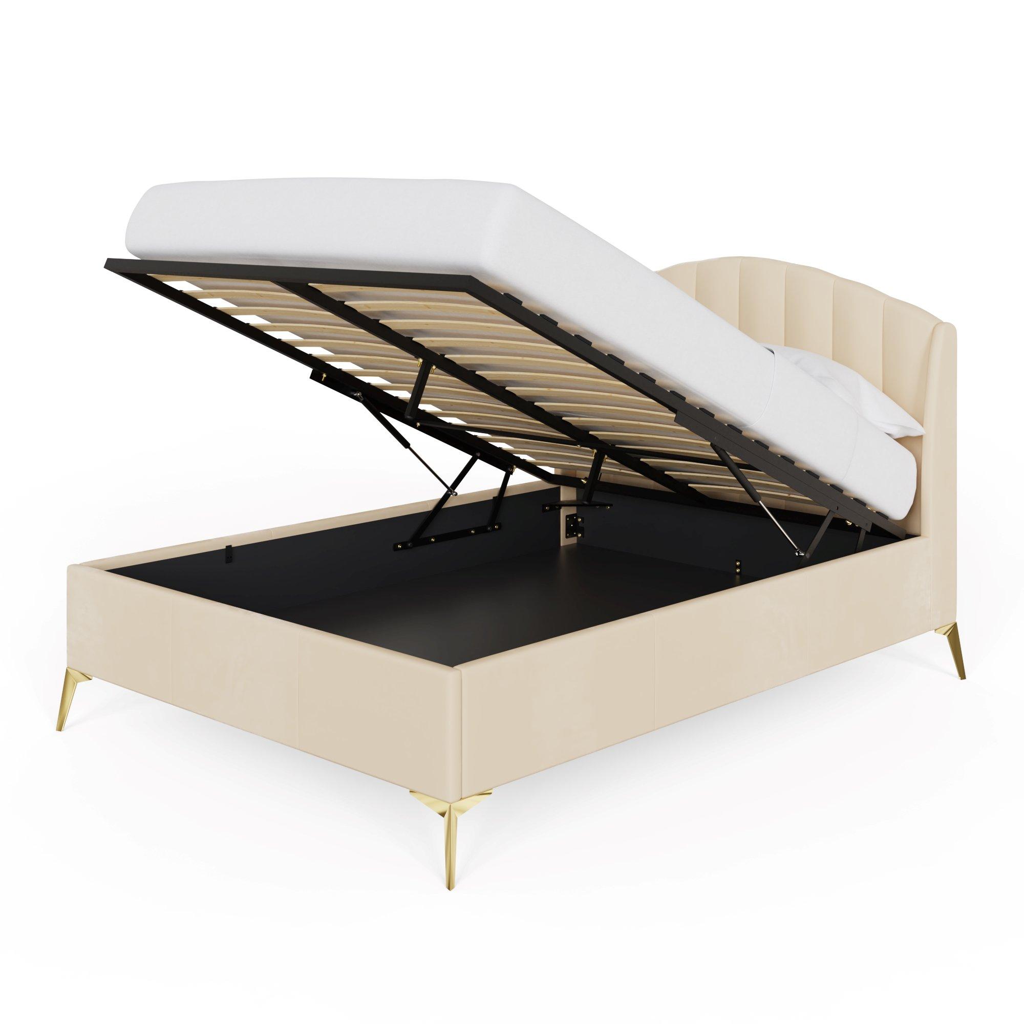 Natural - GFW - Pettine End Lift Ottoman Storage Bed - 4