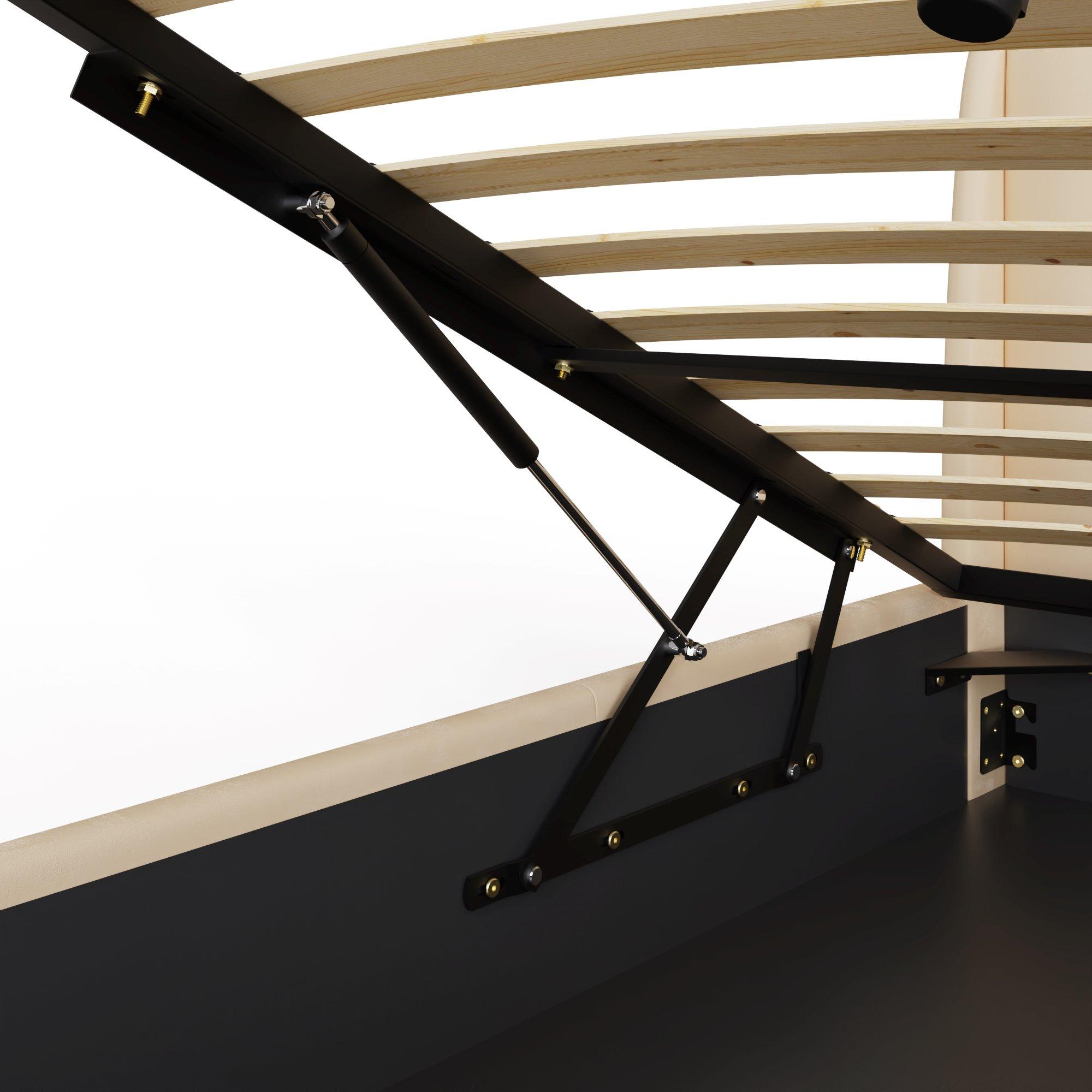 Natural - GFW - Pettine Double Ottoman & Pocket Sprung Mattress - 4