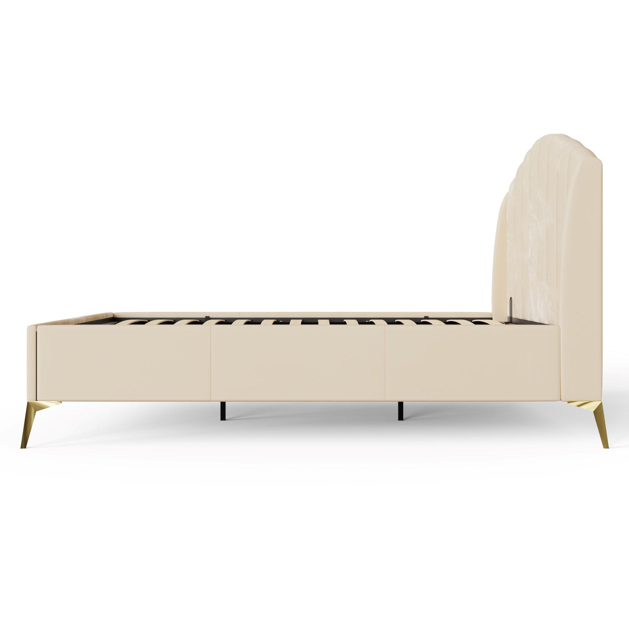 Natural - GFW - Pettine Double Ottoman & Pocket Sprung Mattress - 7