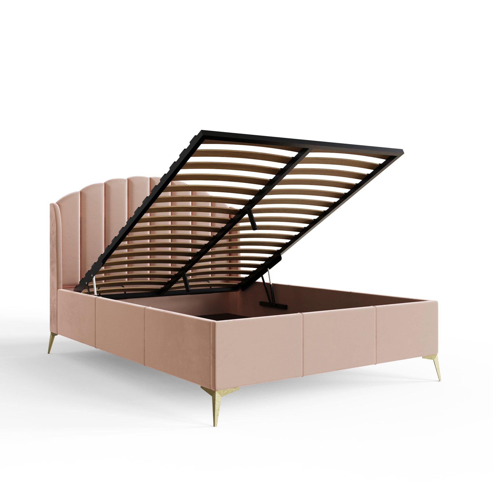 Pink - GFW - Pettine Double Ottoman & Pocket Sprung Mattress - 6