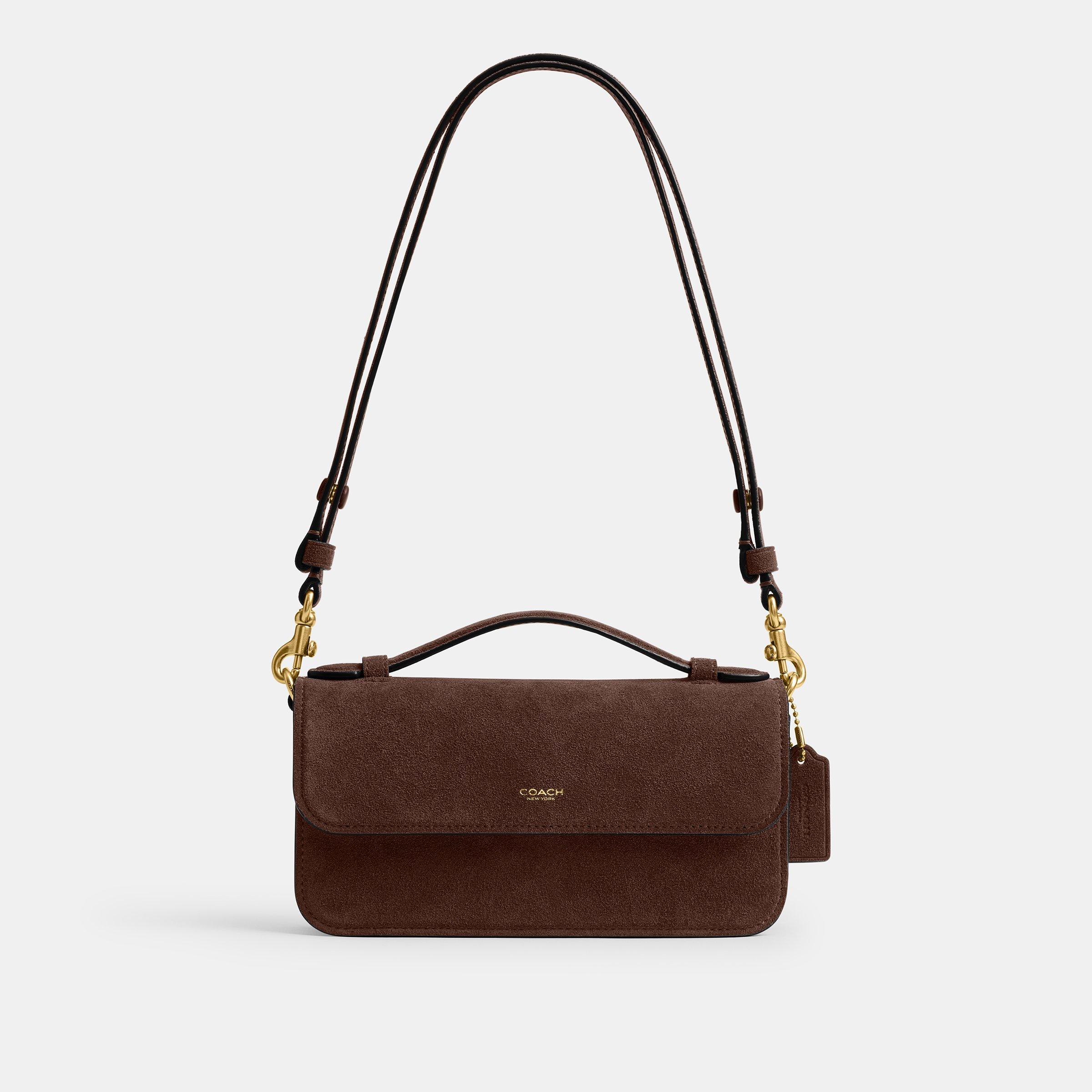 B4/ChocBrnSuede - Coach - Women's Crossbody Bag - 1