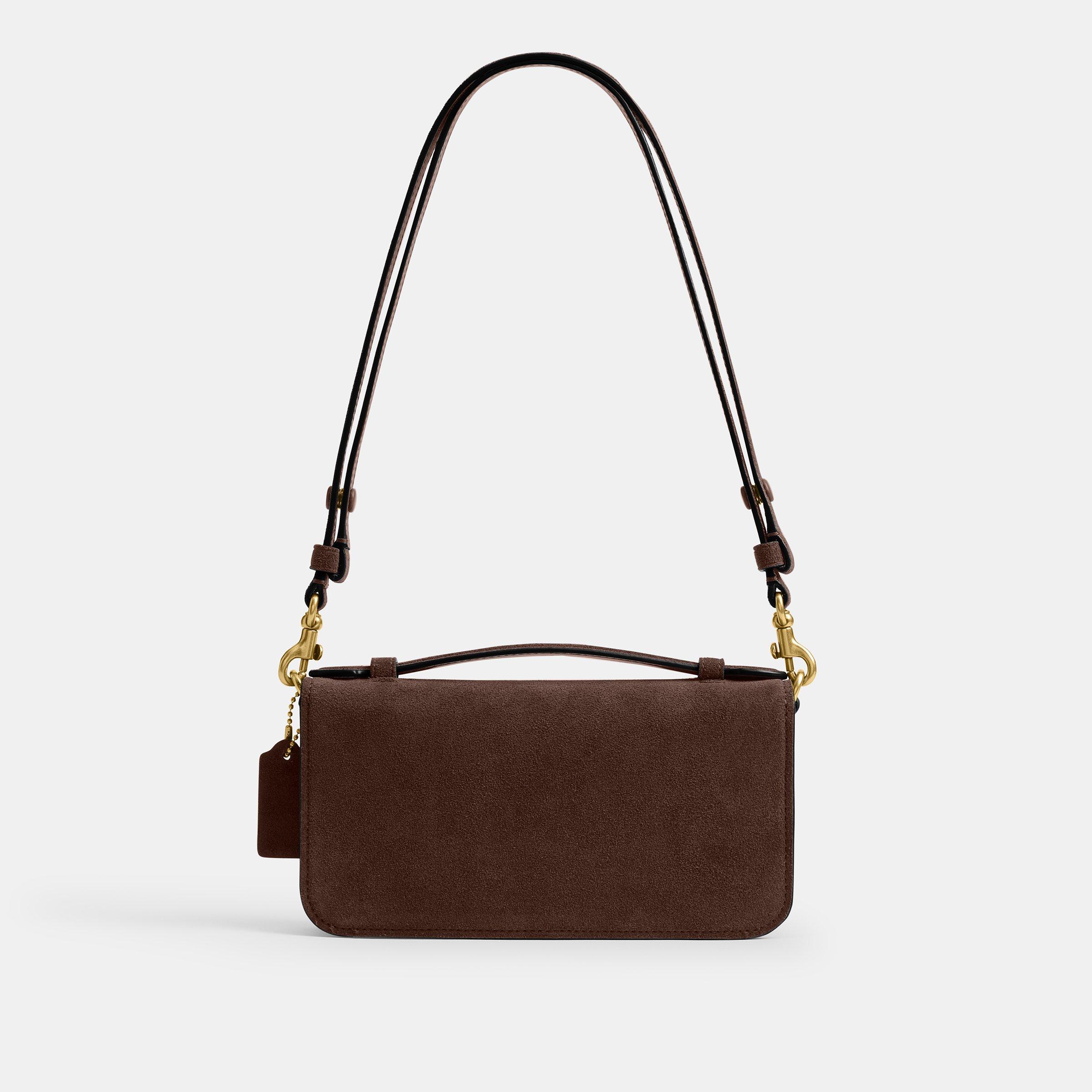 B4/ChocBrnSuede - Coach - Women's Crossbody Bag - 3