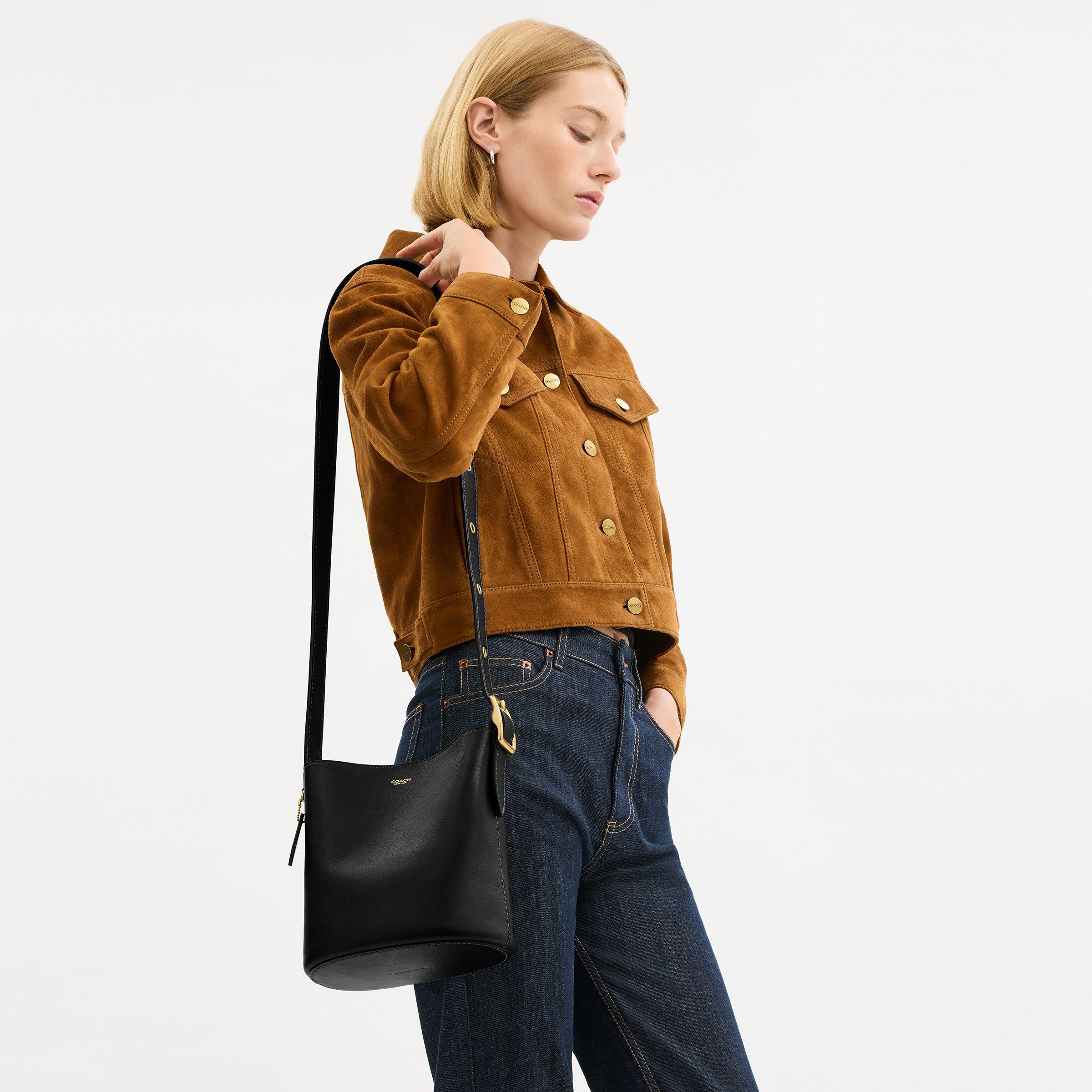 B4/BLACK - Coach - Coach Bleeker Bucket Bag 21 Ld61 - 4