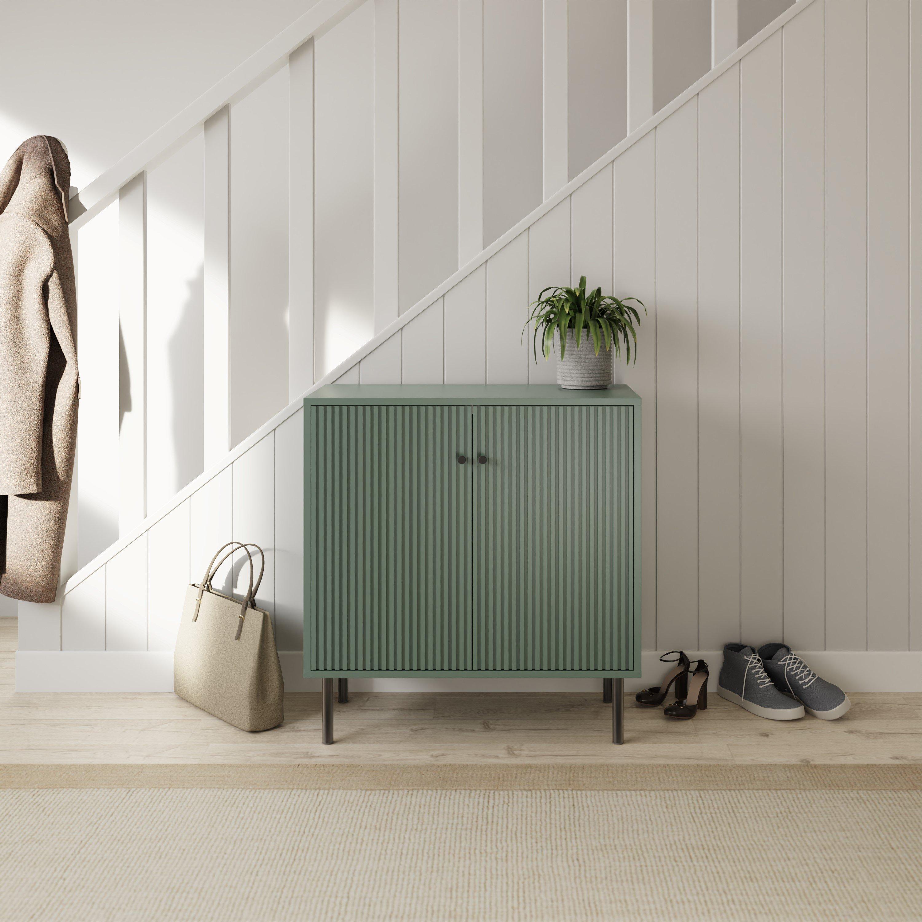 Dowager Green - GFW - Garrucha Utility Shoe Cabinet - 1