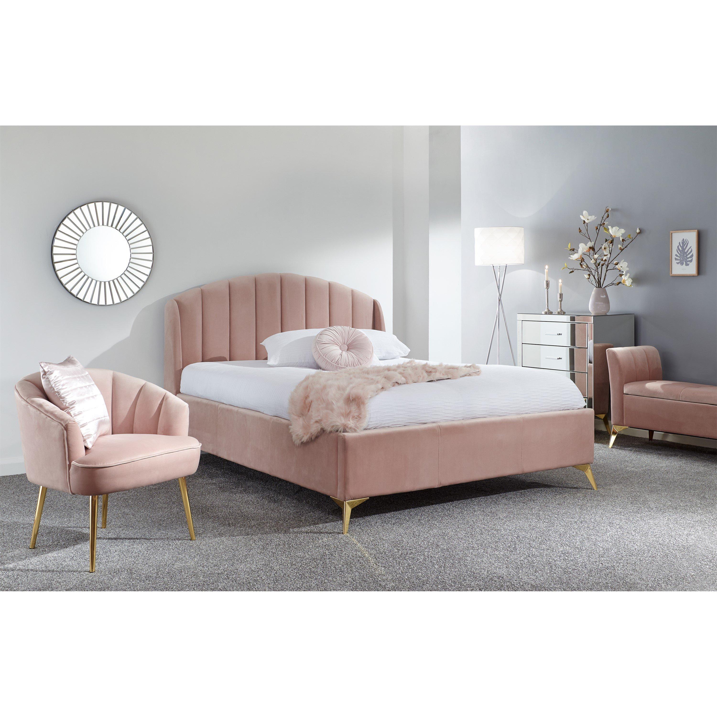 Gfw  Pettine King Ottoman & Pocket Sprung Mattress - Pink - King