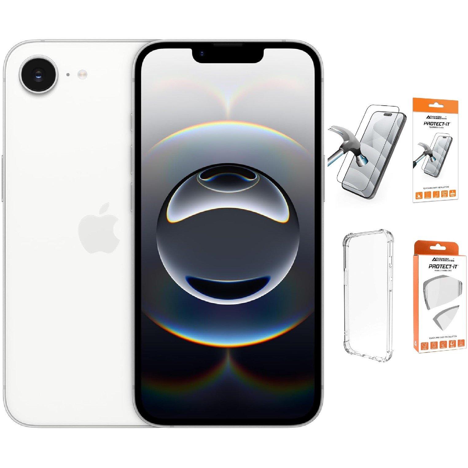 Apple  Iphone 16E Bundle - White - 128GB