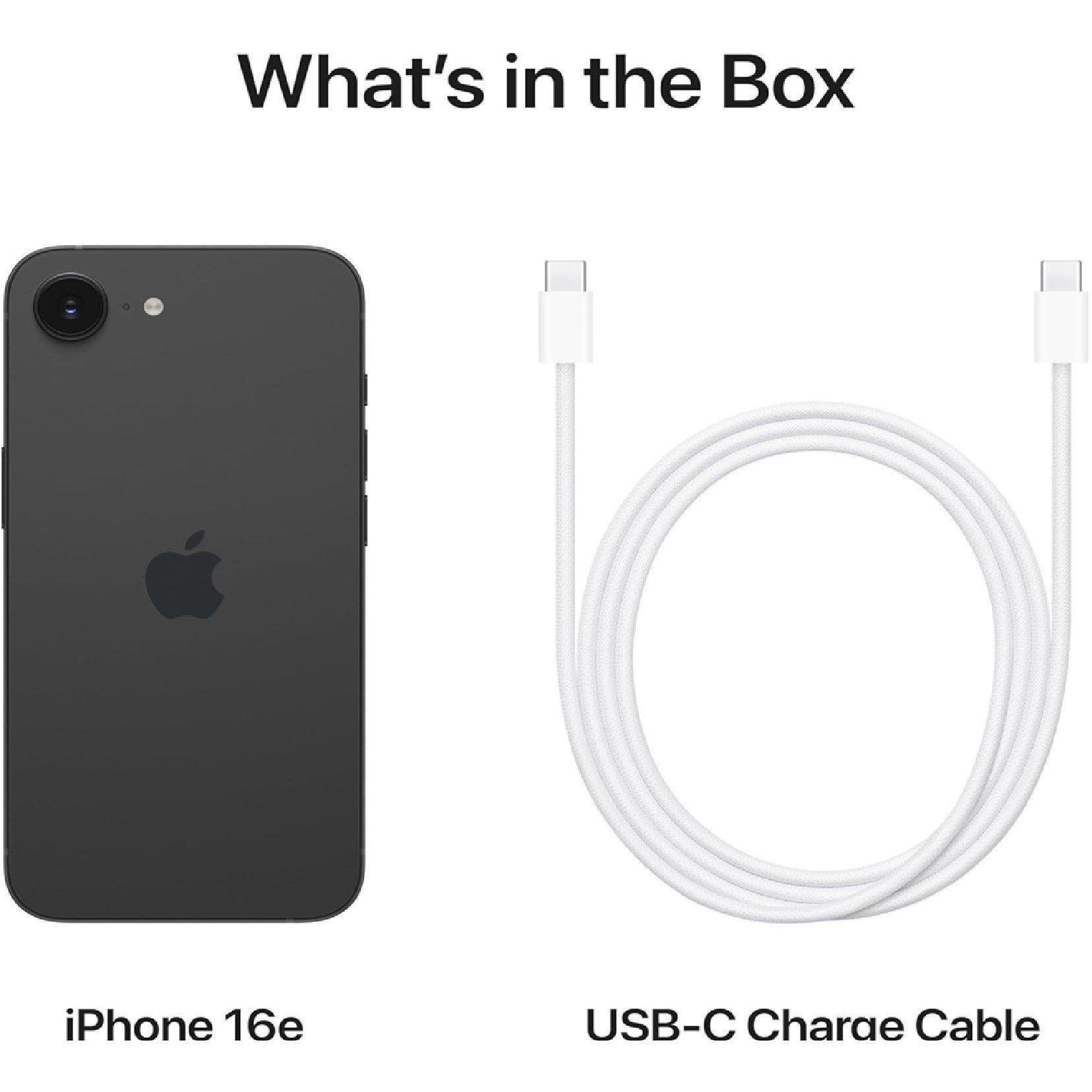 Black - Apple - iPhone 16e Bundle - 6