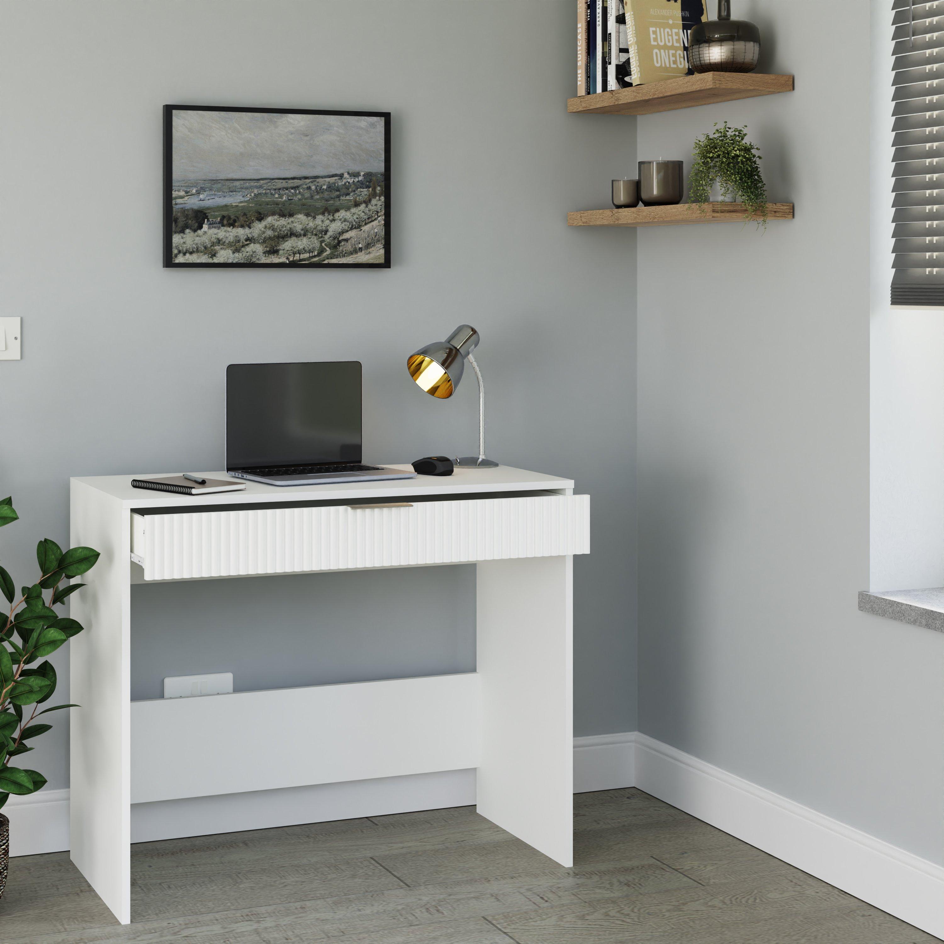 White - GFW - Rankin Dressing Table Desk - 2