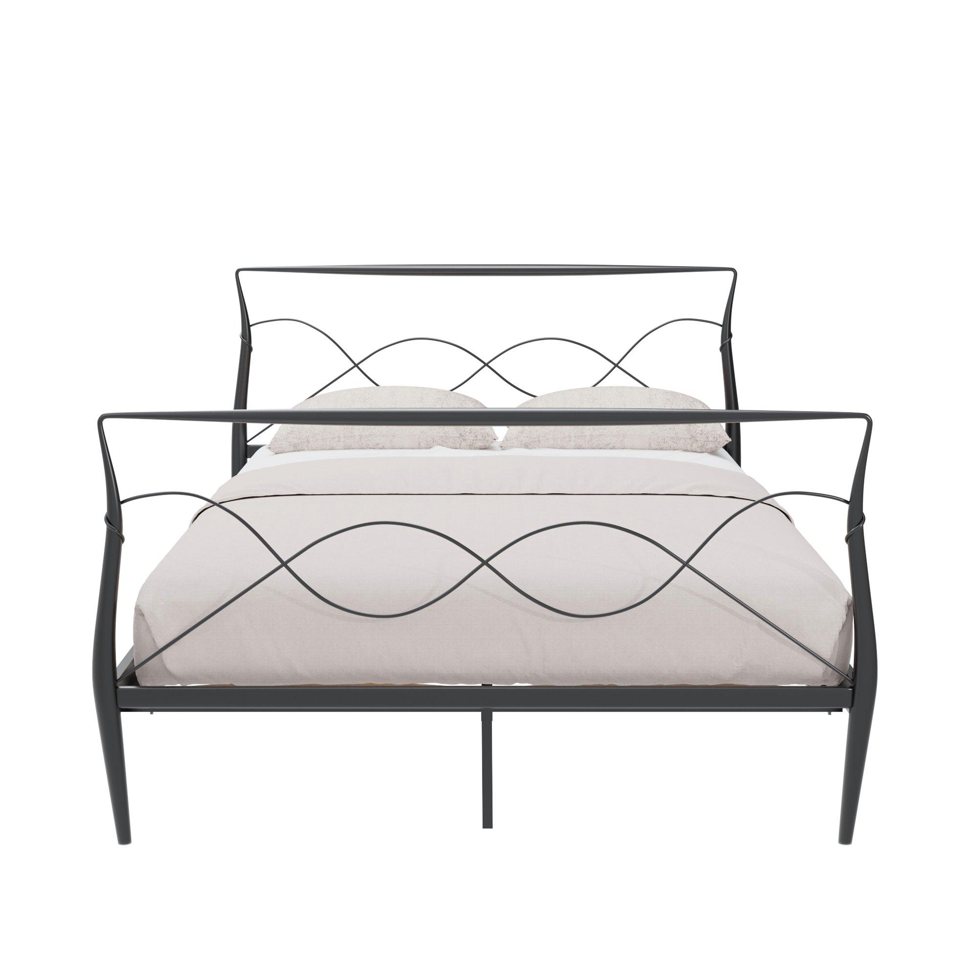 Black - GFW - Metal King Bedstead - 4