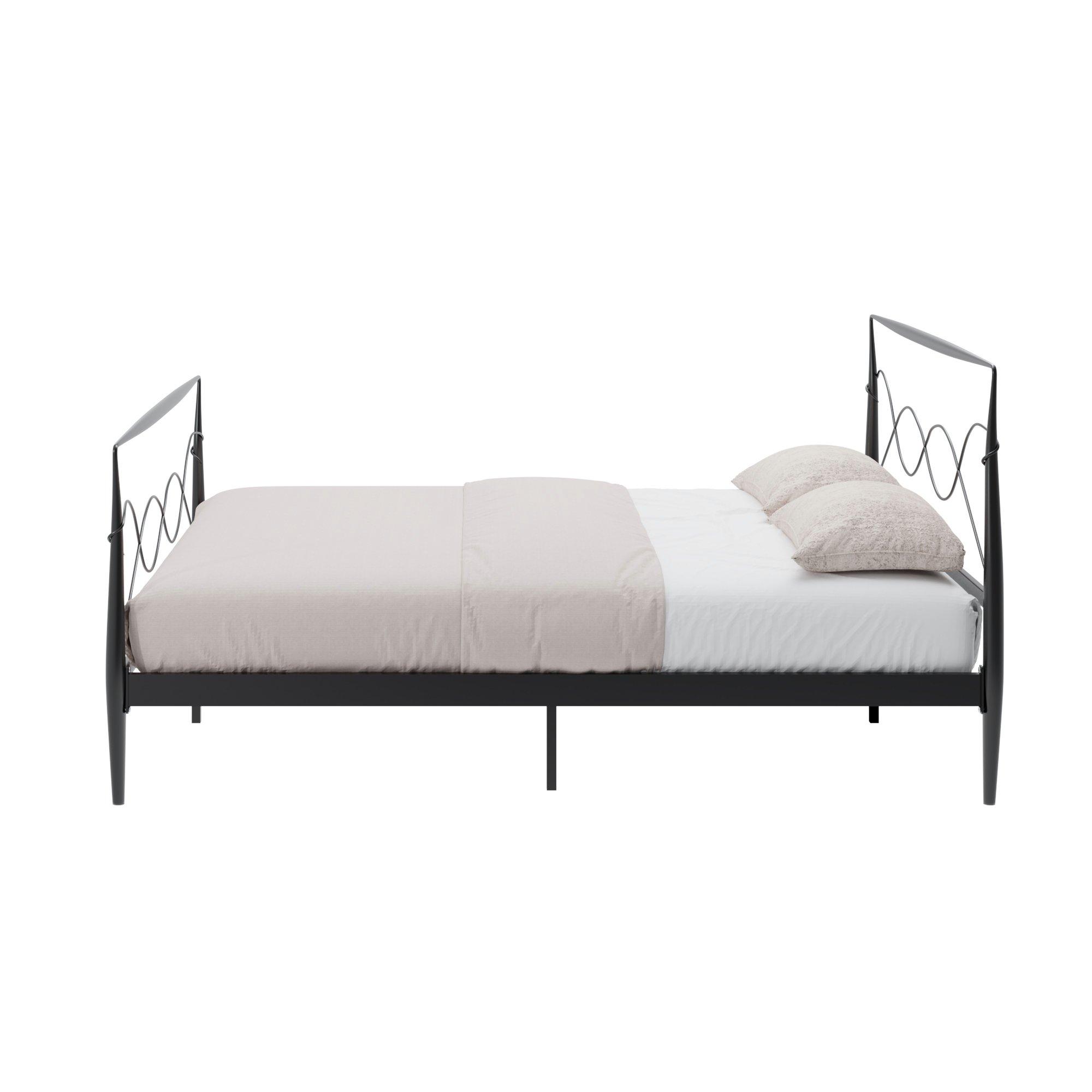 Black - GFW - Metal King Bedstead & Pocket Sprung Mattress - 2