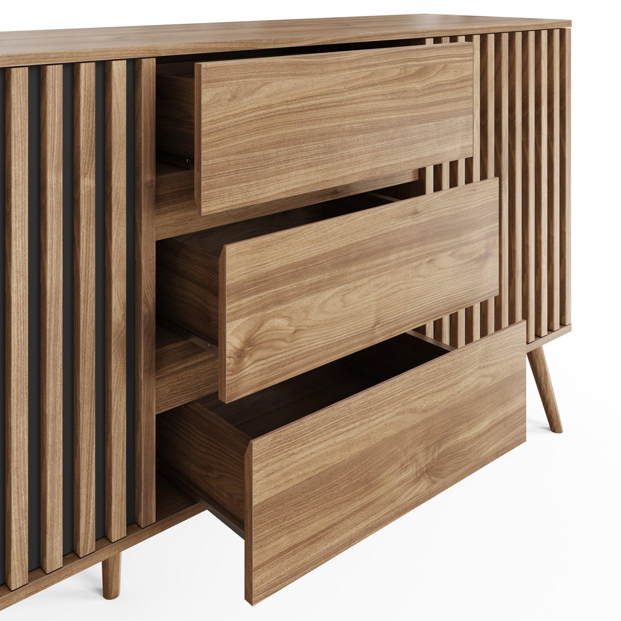 Oak - GFW - Rowan Large Sideboard - 5