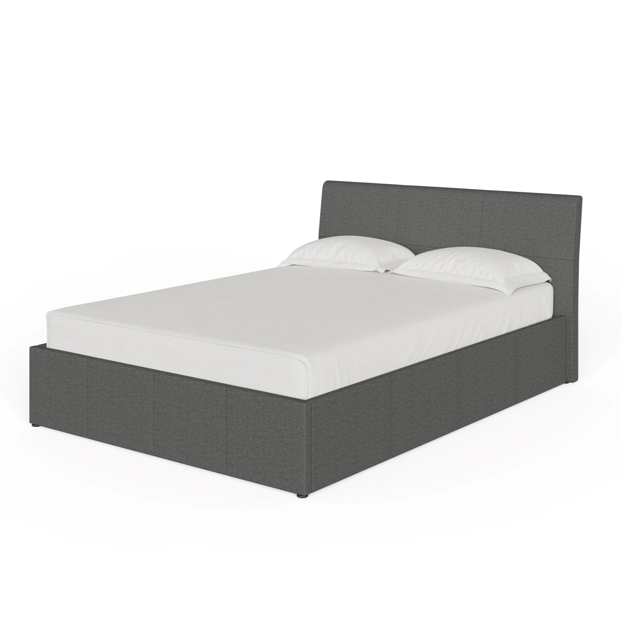 Grey - GFW - Ascot Double Ottoman Bed - 3