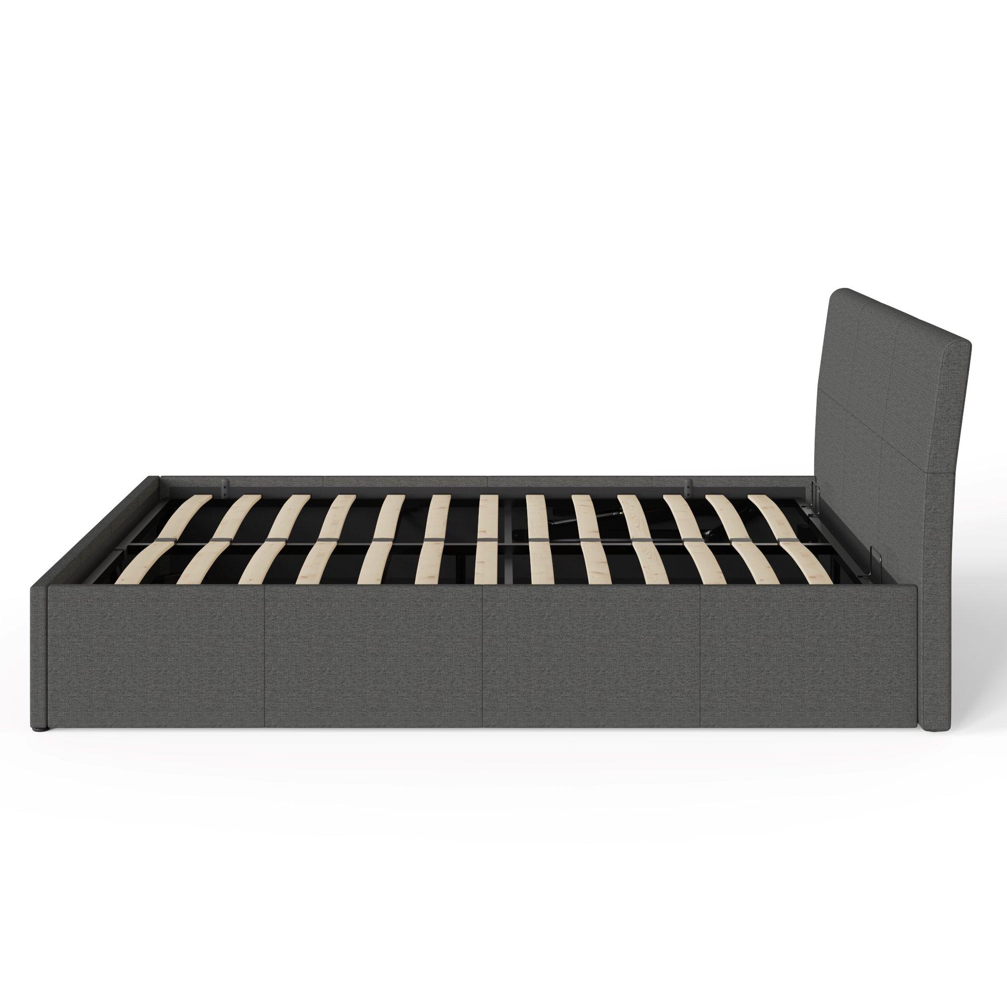 Grey - GFW - Ascot King Ottoman Storage Bed - 6