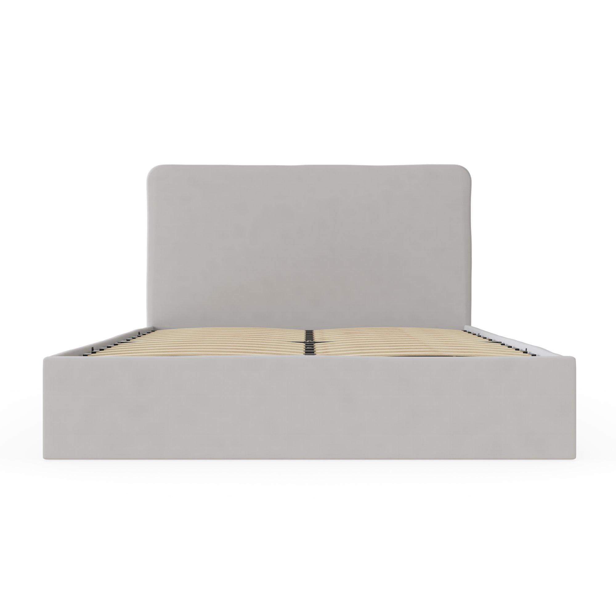 Soft Grey - GFW - Chiswick Small Double Ottoman Bed - 5