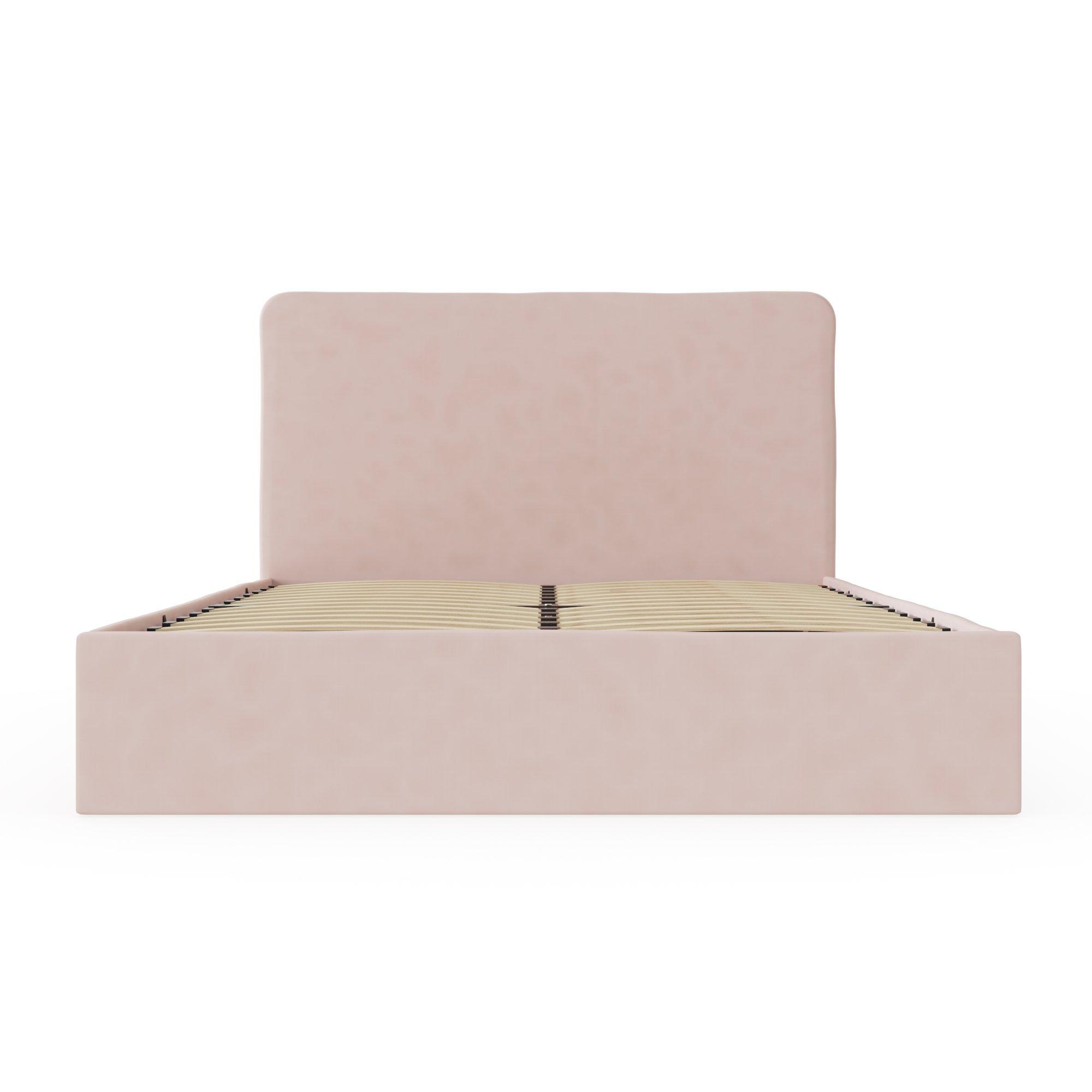 Soft Pink - GFW - Chiswick Small Double Ottoman Bed - 5