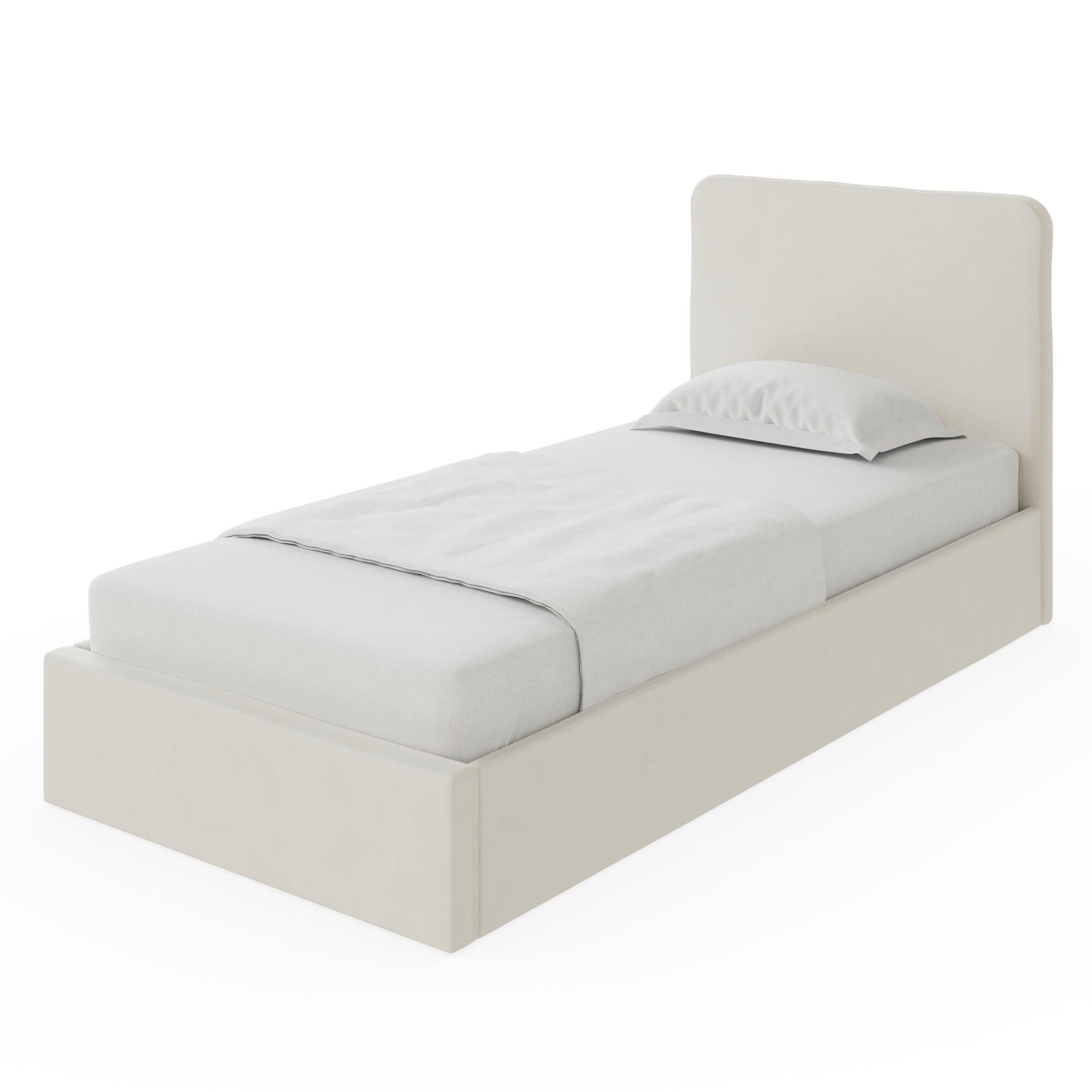 Natural - GFW - Chiswick Single Ottoman & Pocket Sprung Mattress - 3