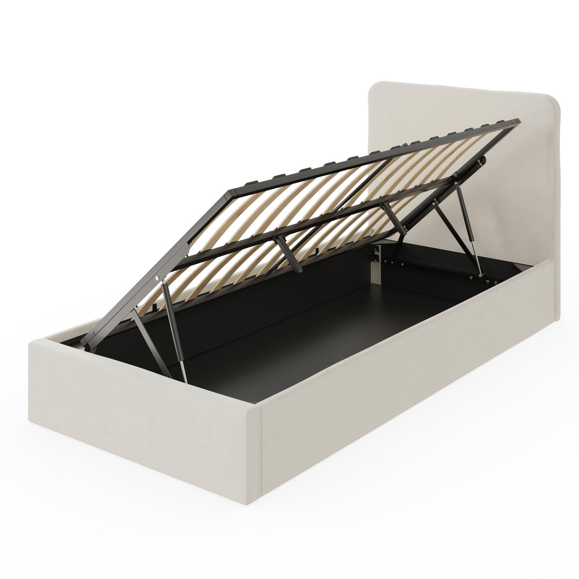 Natural - GFW - Chiswick Single Ottoman & Pocket Sprung Mattress - 4