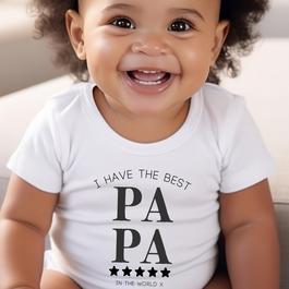 Aye Do I Have The Best Baby PAPA Vest 7330-BBYvest