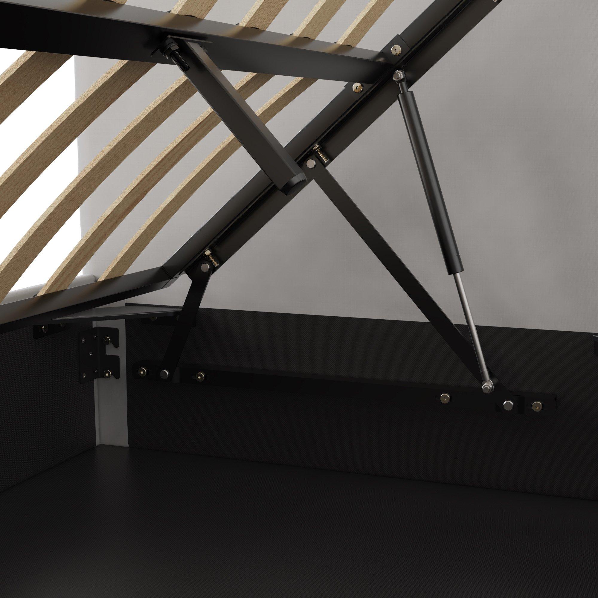 Soft Grey - GFW - Chiswick Single Ottoman & Pocket Sprung Mattress - 5