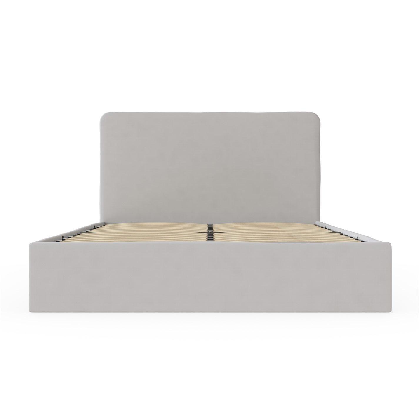 Soft Grey - GFW - Chiswick Small DBL Ottoman &Pocket Sprung Mattress - 5