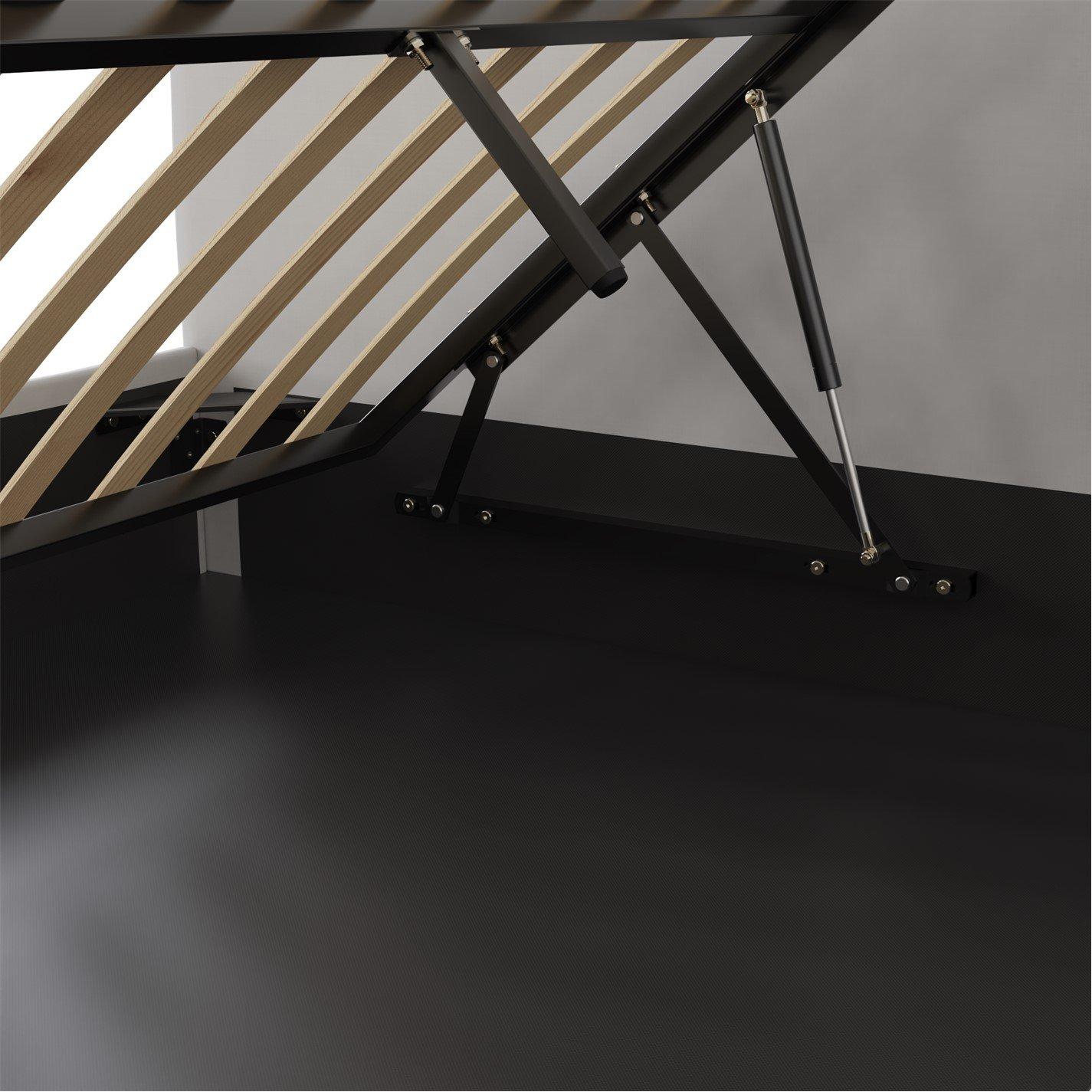 Soft Grey - GFW - Chiswick Small DBL Ottoman &Pocket Sprung Mattress - 6