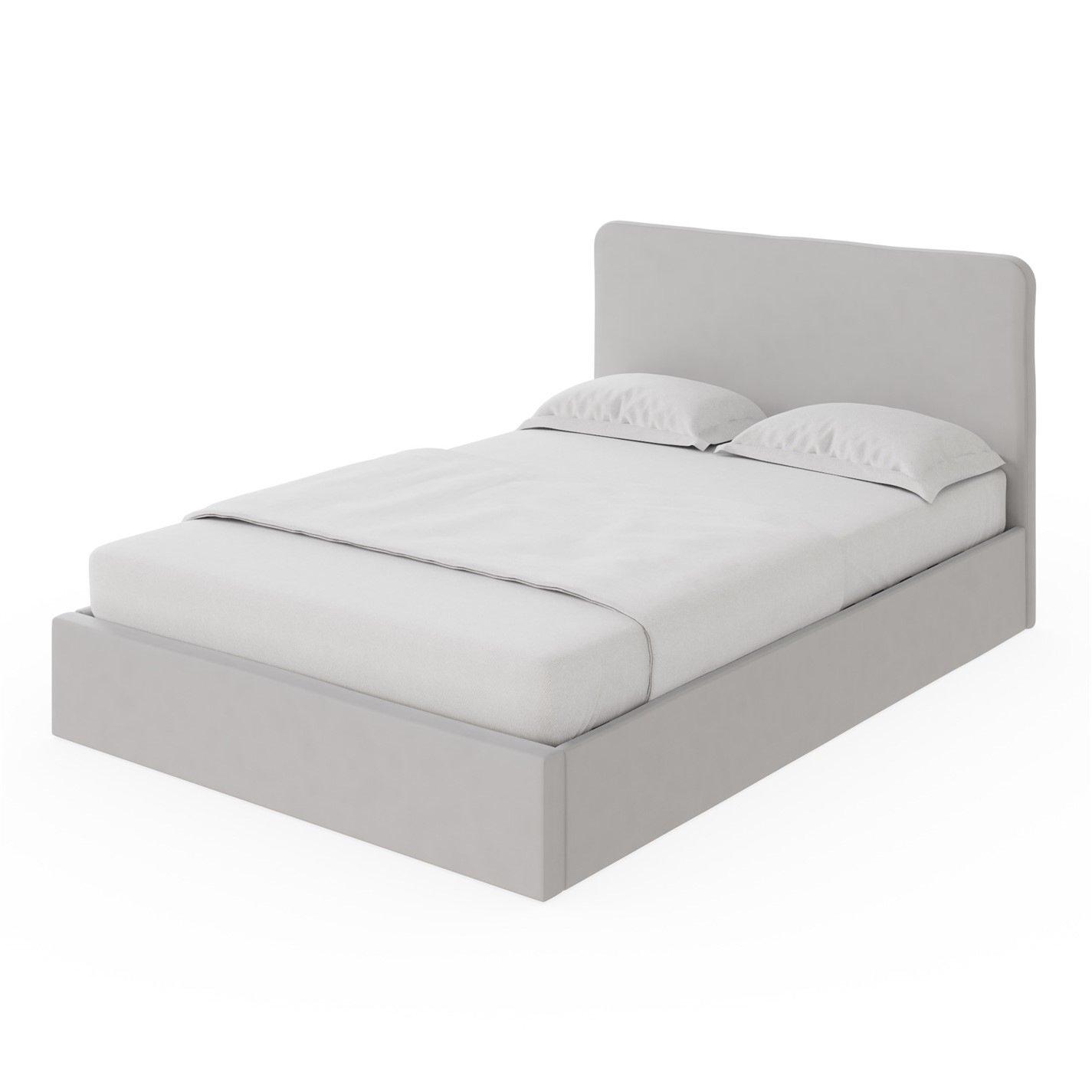 Soft Grey - GFW - Chiswick Double Ottoman & Pocket Sprung Mattress - 6