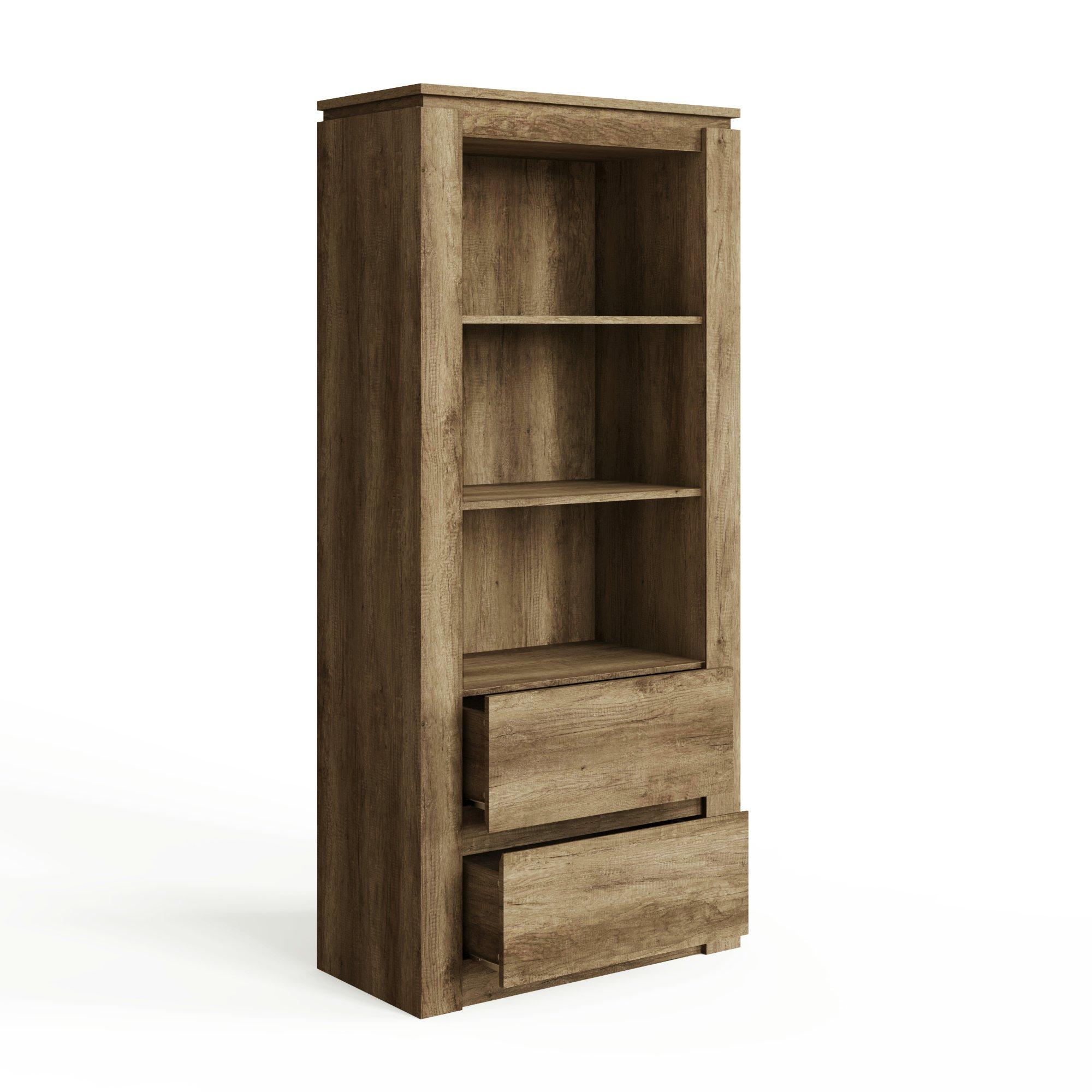Grey Oak - GFW - Canyon Oak Bookcase - 3