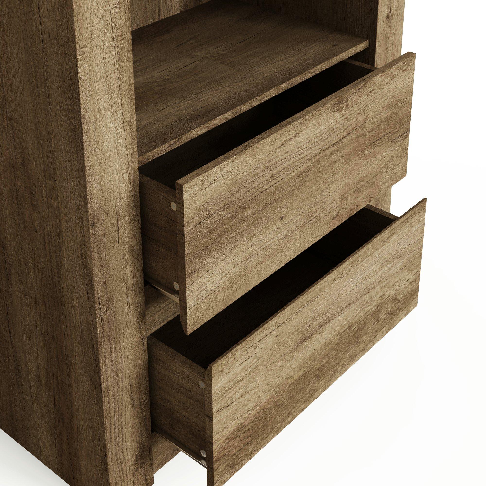 Grey Oak - GFW - Canyon Oak Bookcase - 7