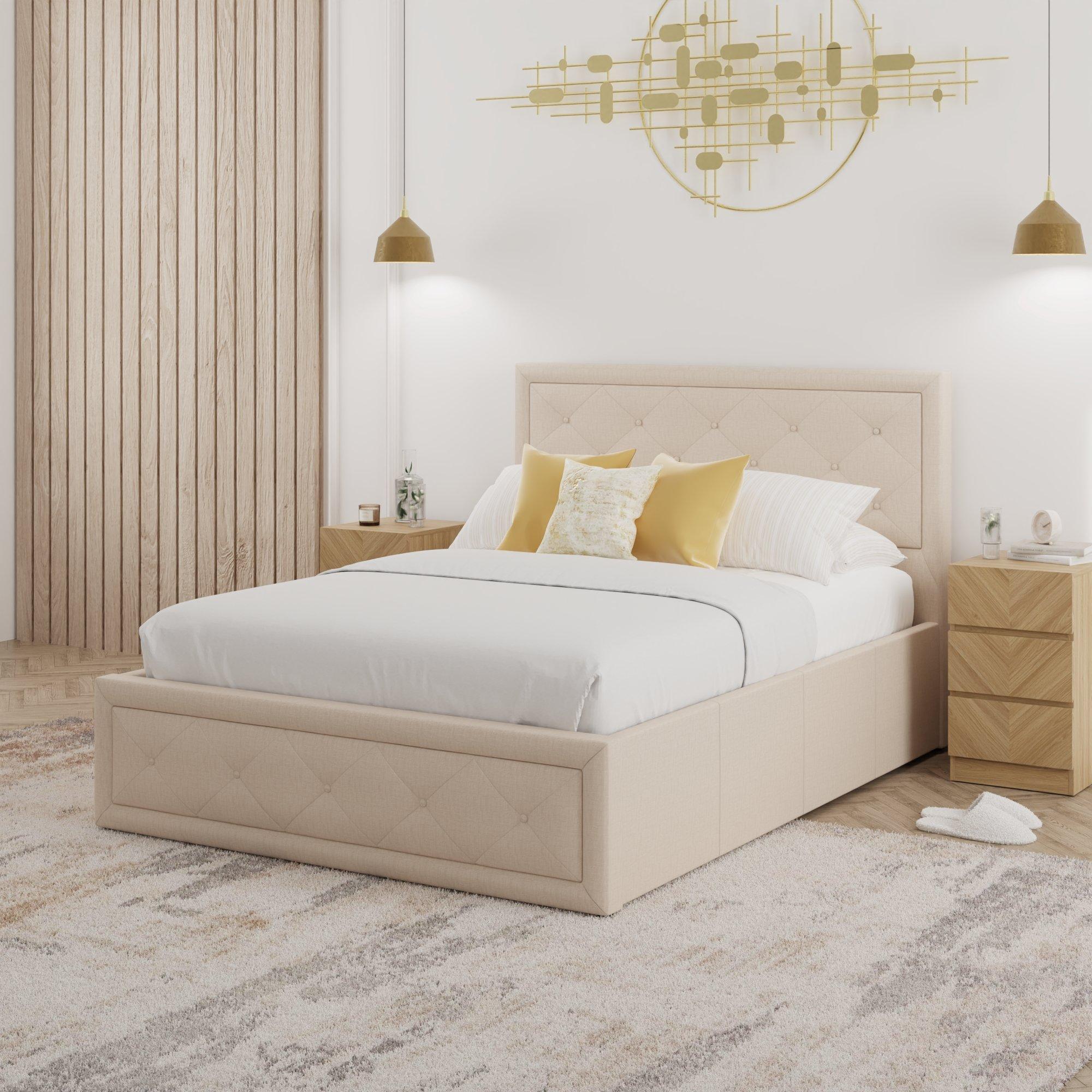 Gfw  Hollywood King Ottoman Storage Bed - Natural - King