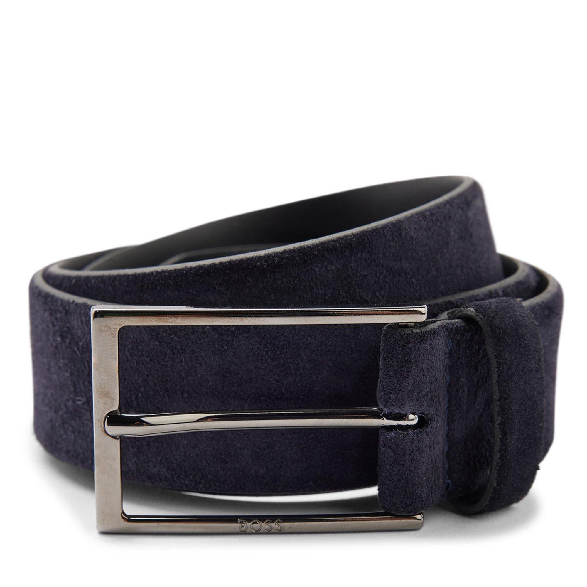 Dark Blue - Boss - Men's Calindo Sd Leather Belt - 1