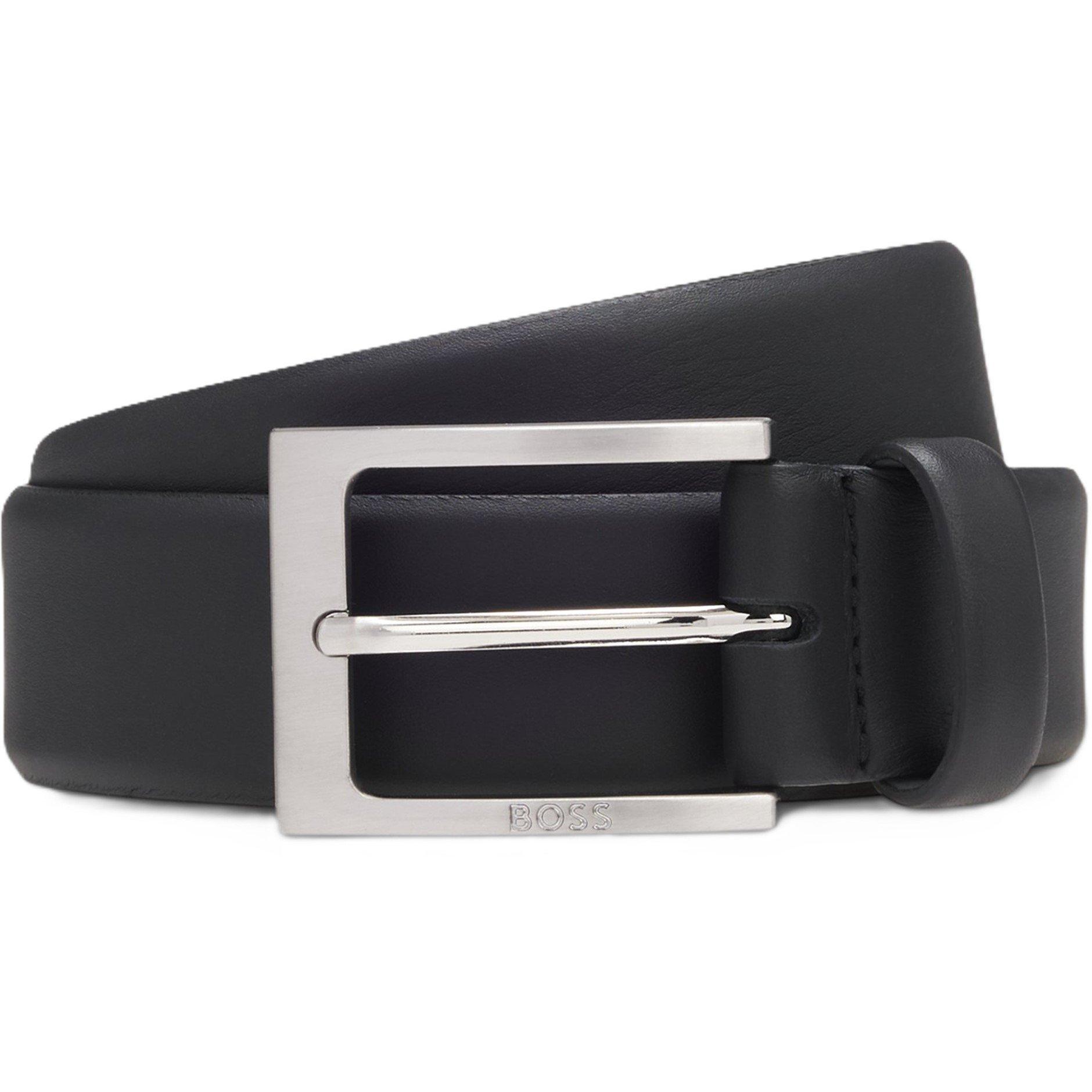 Boss Men's Barnabie Leather Belt - Black - 40R (105cm)