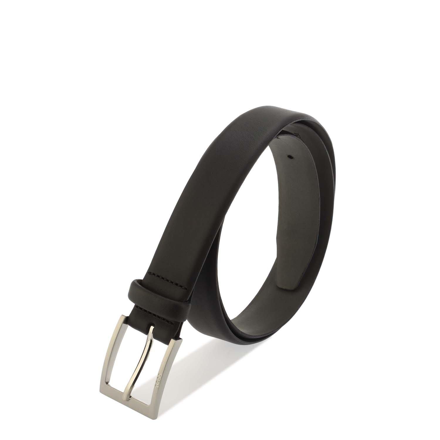 Black - Boss - Men's Brondon Leather Belt - 2