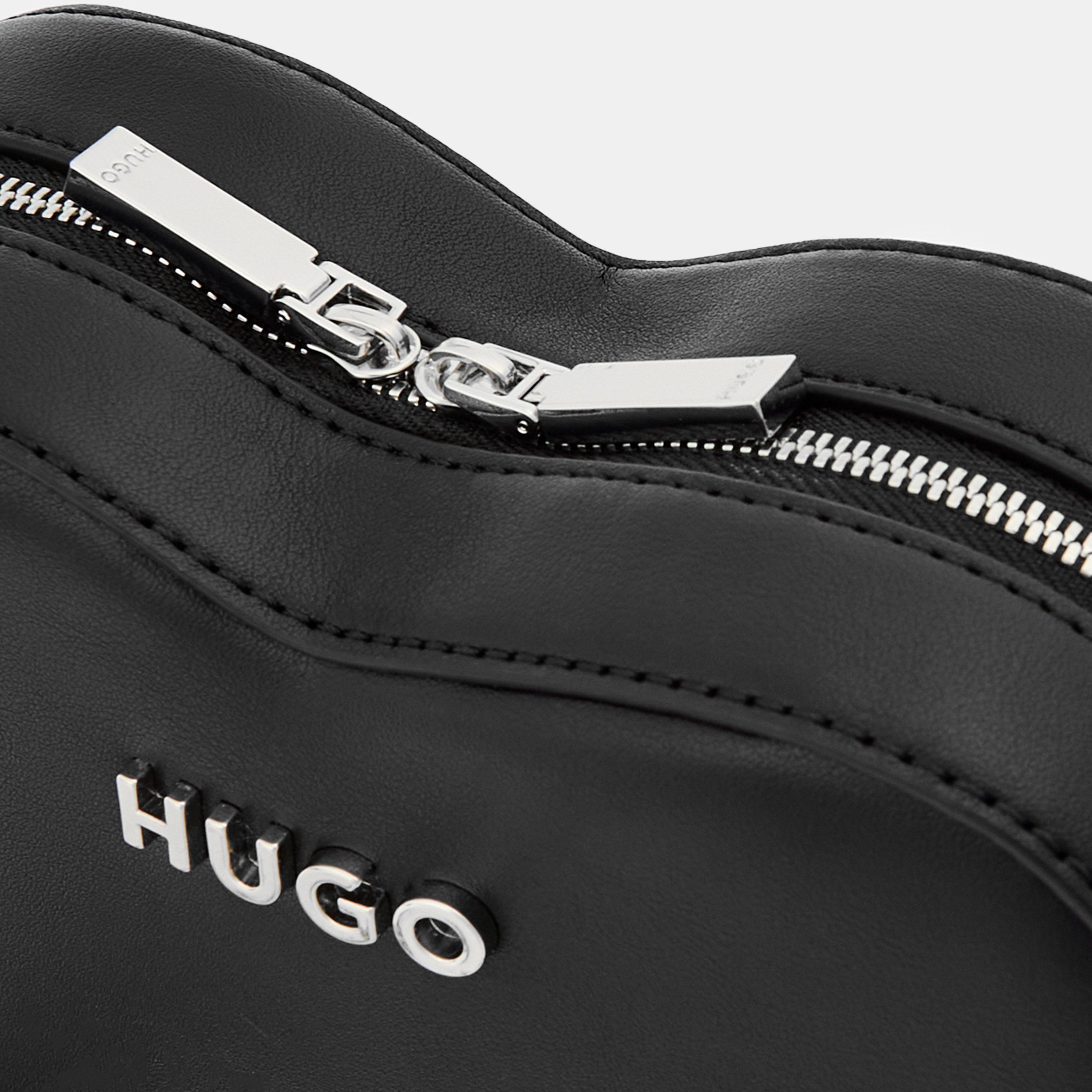 Black - Hugo - Women's Love Pu Crossbody Bag - 3