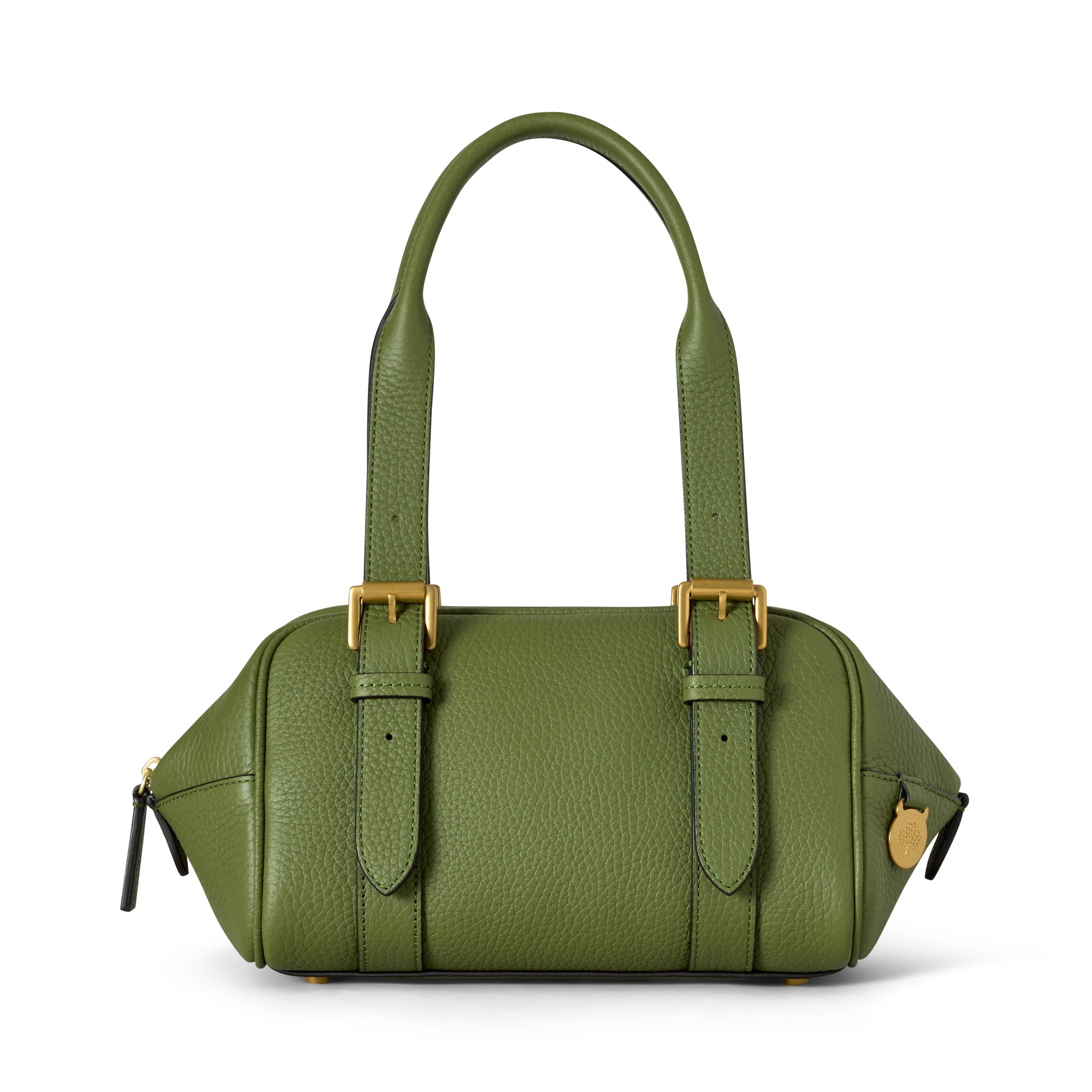 Mulberry Women's Small Boston Heavy Grain - Fern Hg