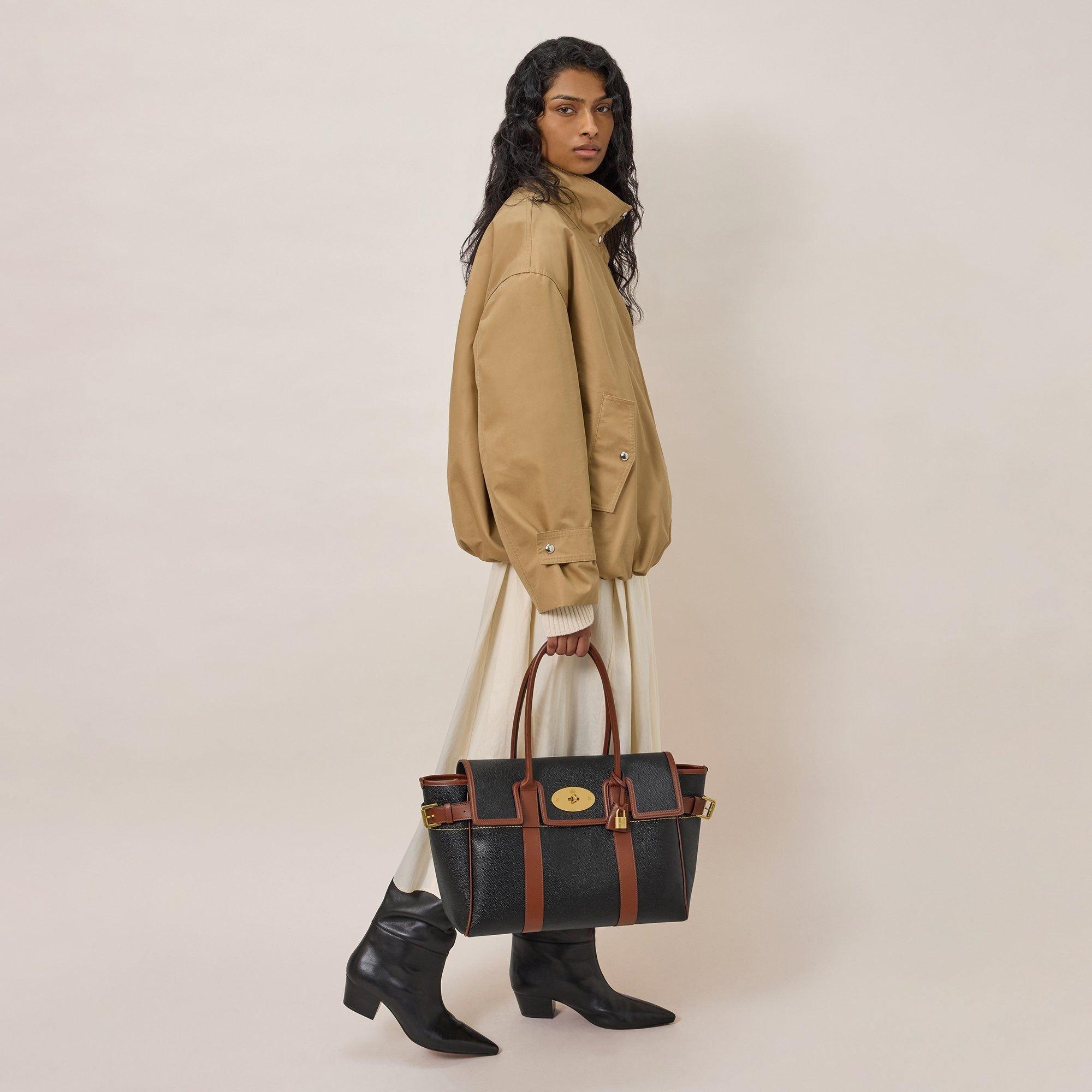 Black-Cognac - Mulberry - Bayswater Scotchgrain - 3