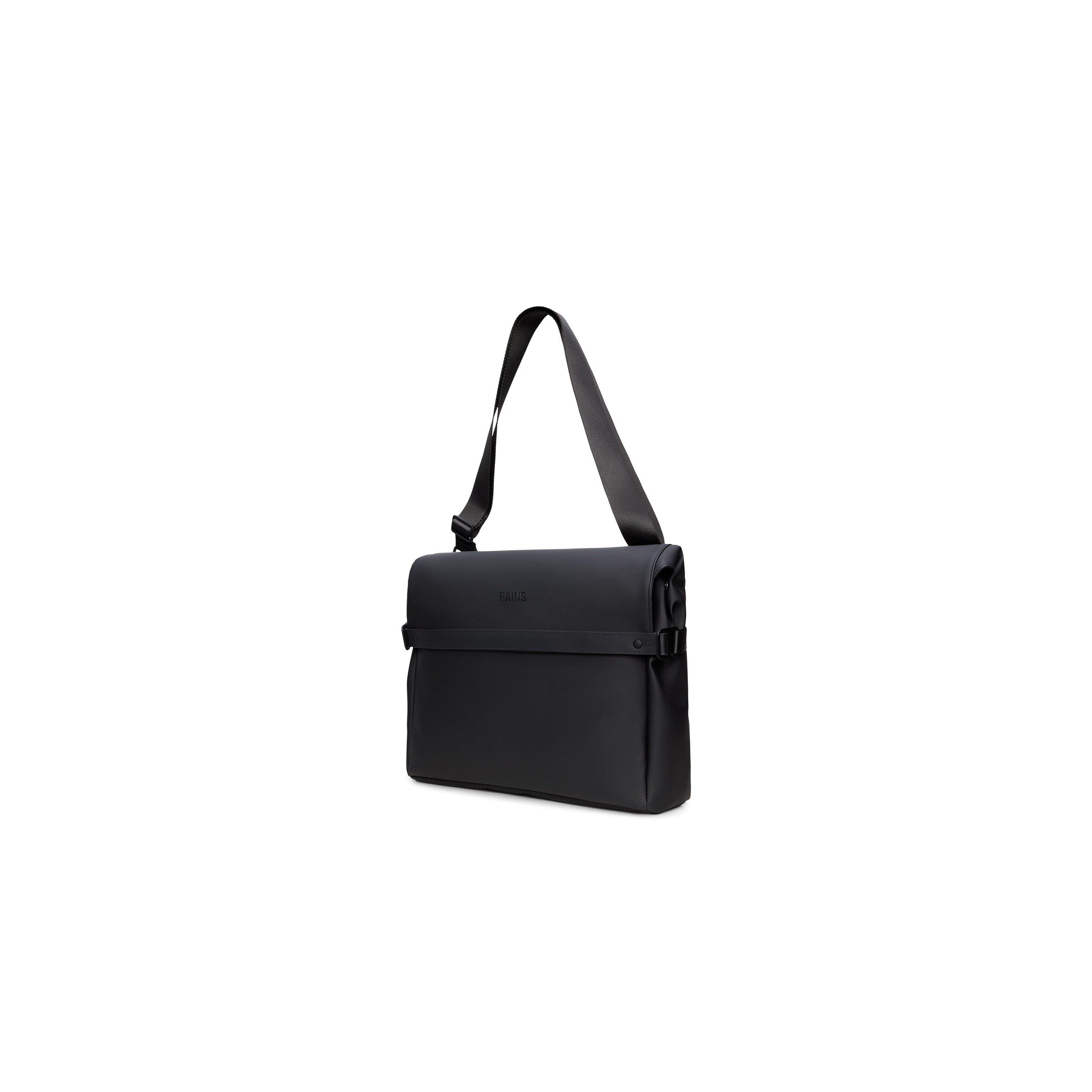 Black 01 - Rains - OTG Messenger Bag - 2
